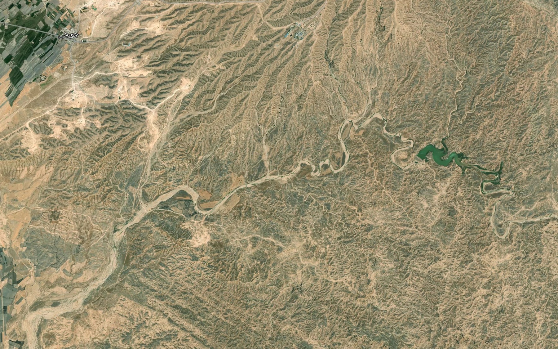 Satellite map of the Cheshmeh-ye Keshteh Hasan