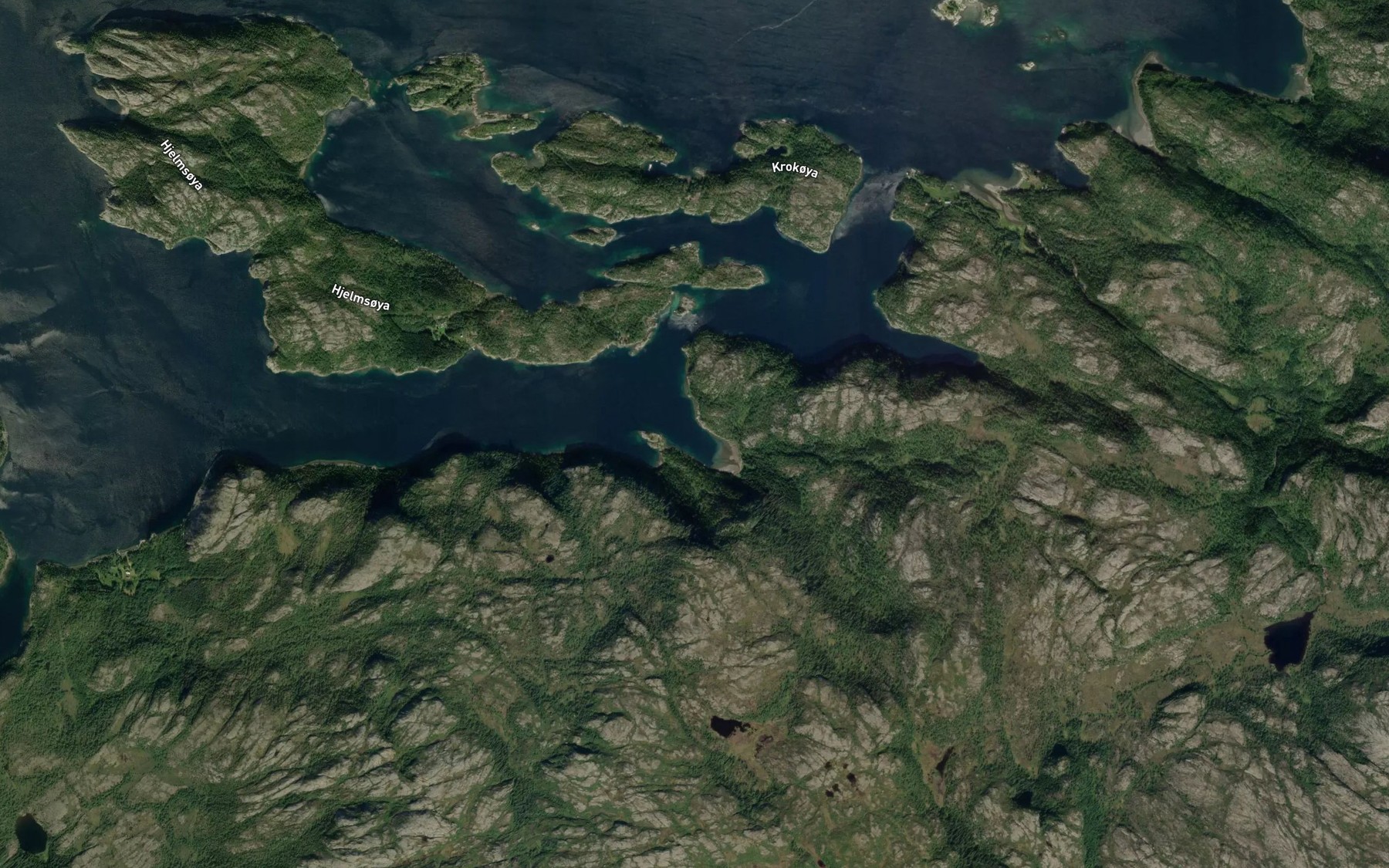Satellite map of the Monsoyseterbukta