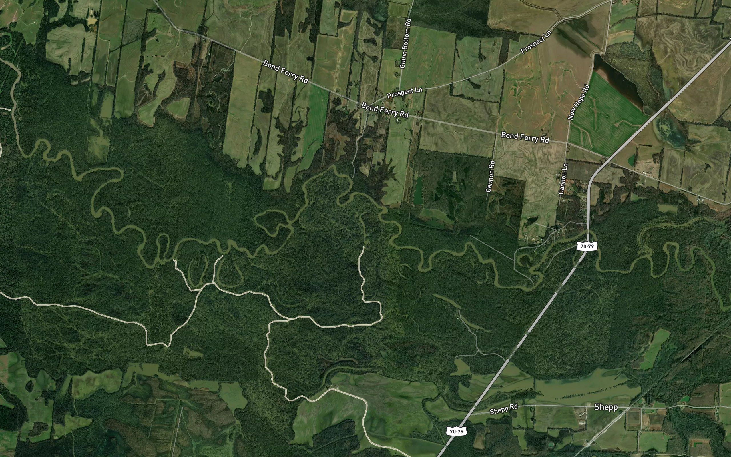 Bond Cutoff Lake