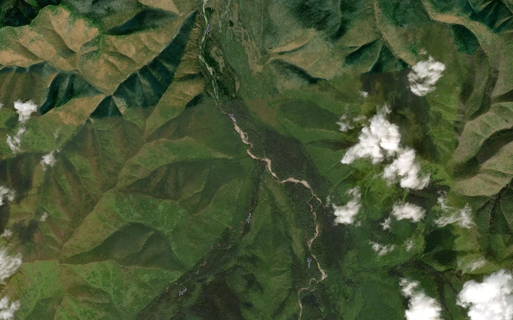 Satellite map of the Badzhal-Makit