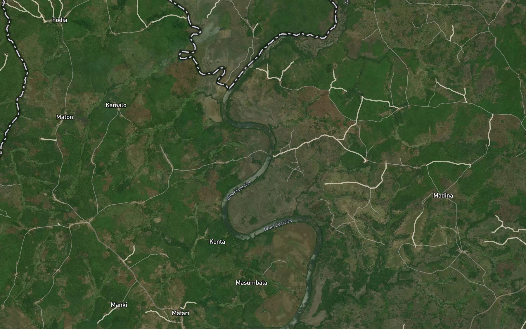 Satellite map of the Mapolon