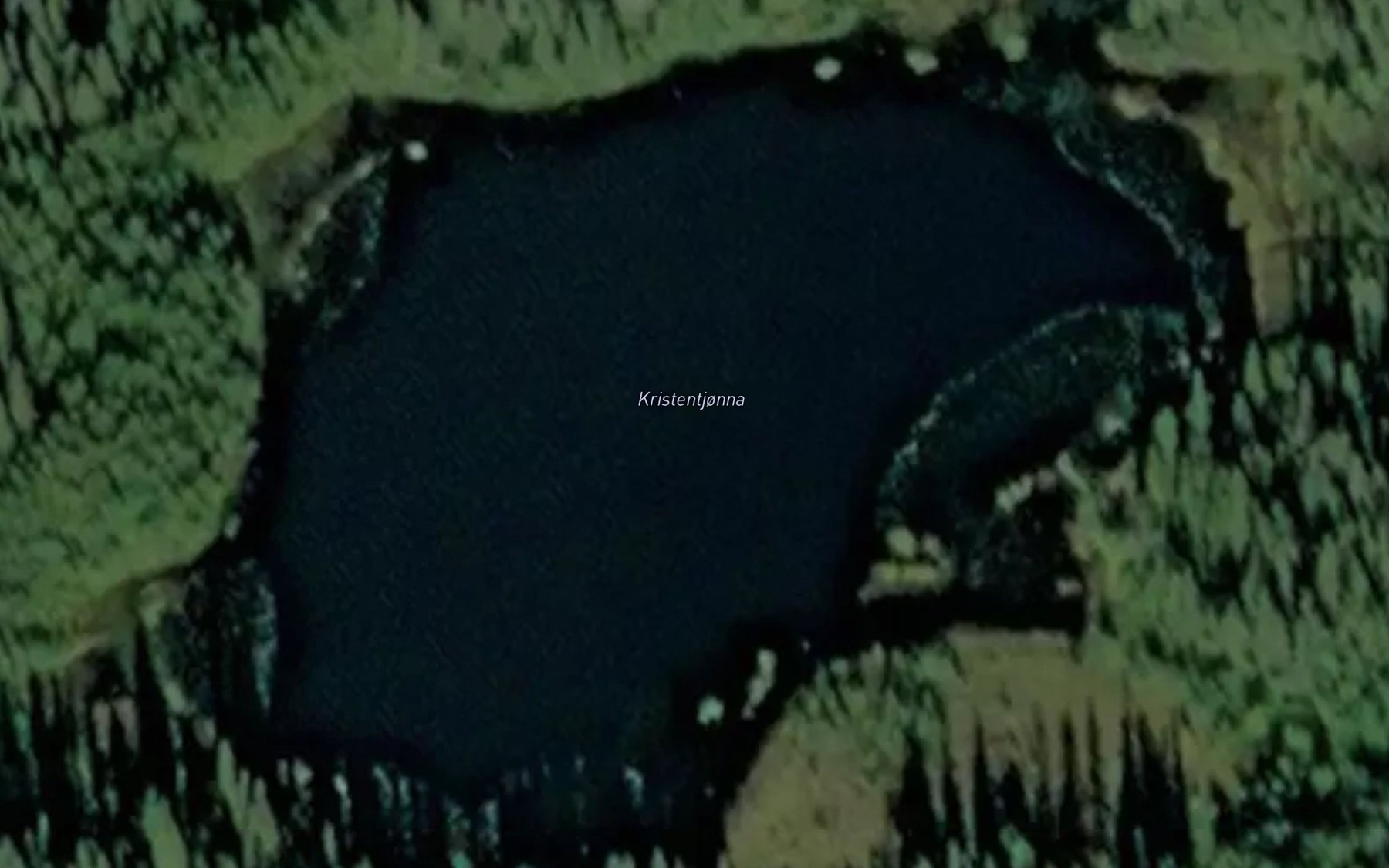 Satellite map of the Kristentjonna