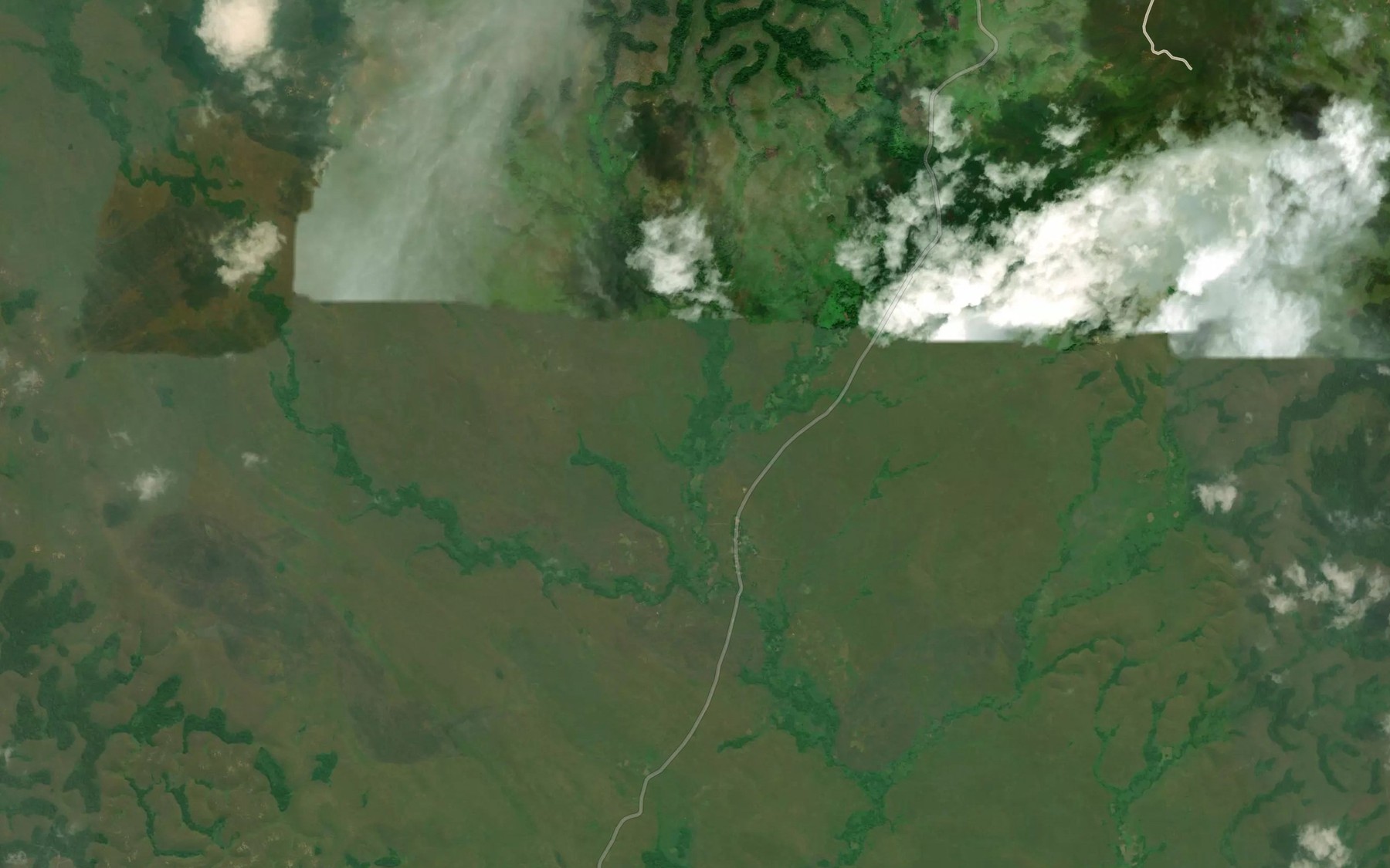 Satellite map of the Bihompo