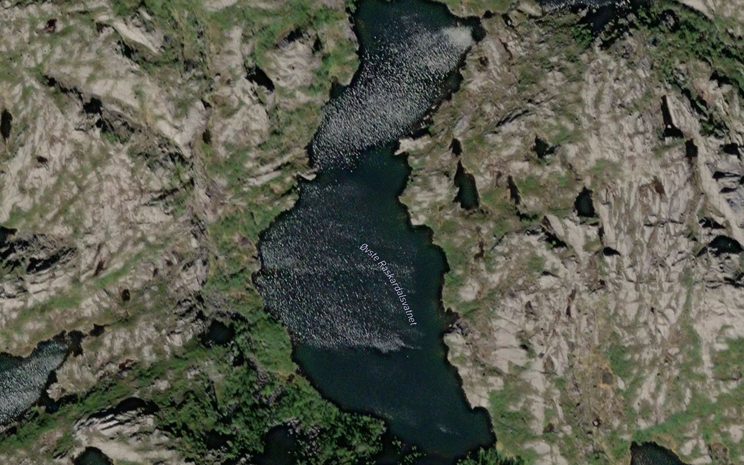 Ovste Raskardalsvatnet
