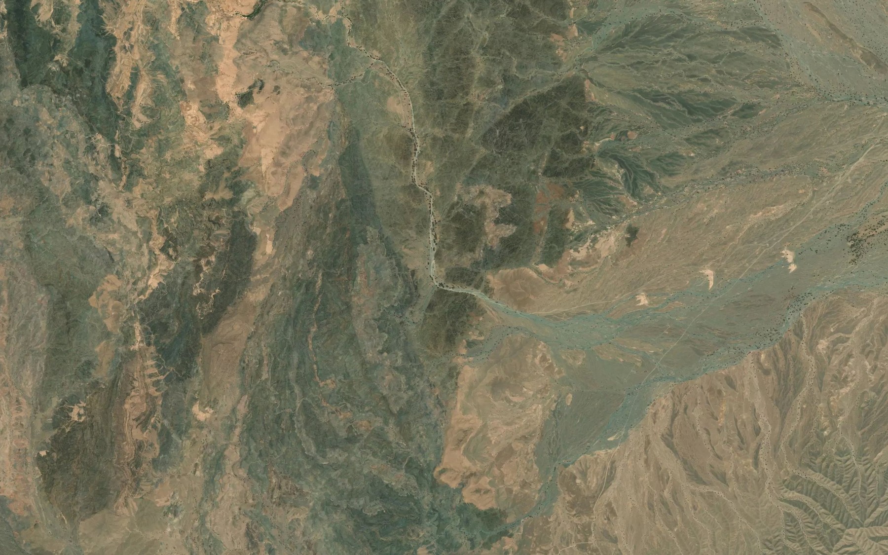Satellite map of the Rud-e Kar Fatu