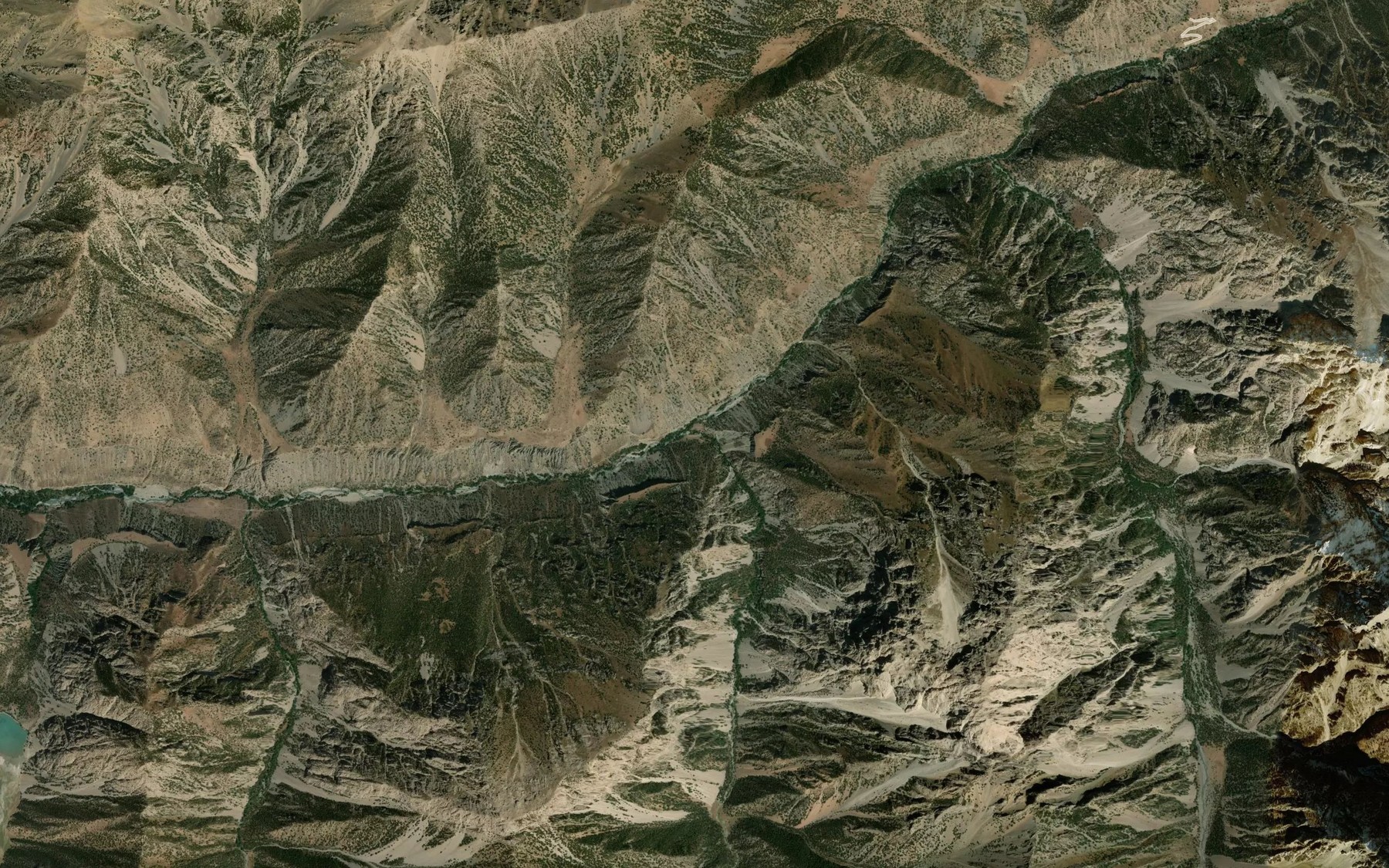 Satellite map of the Dzhakrut