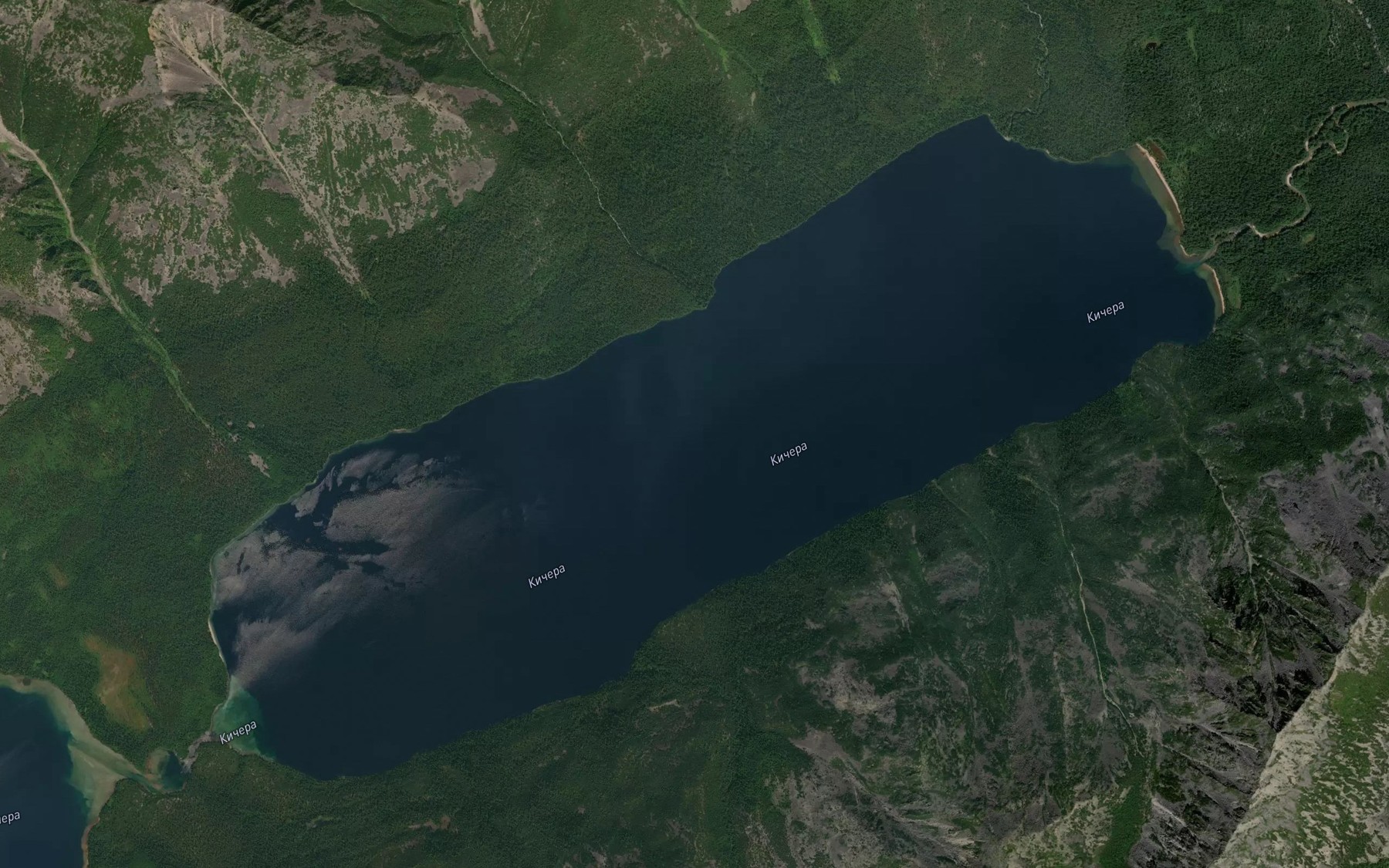 Satellite map of the Ozero Kulinda