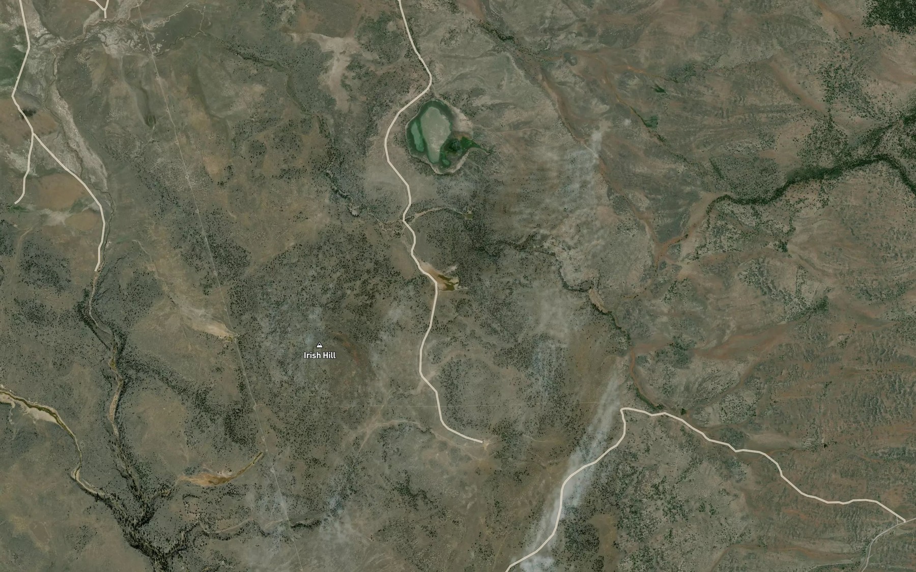 Satellite map of the Noonan Springs