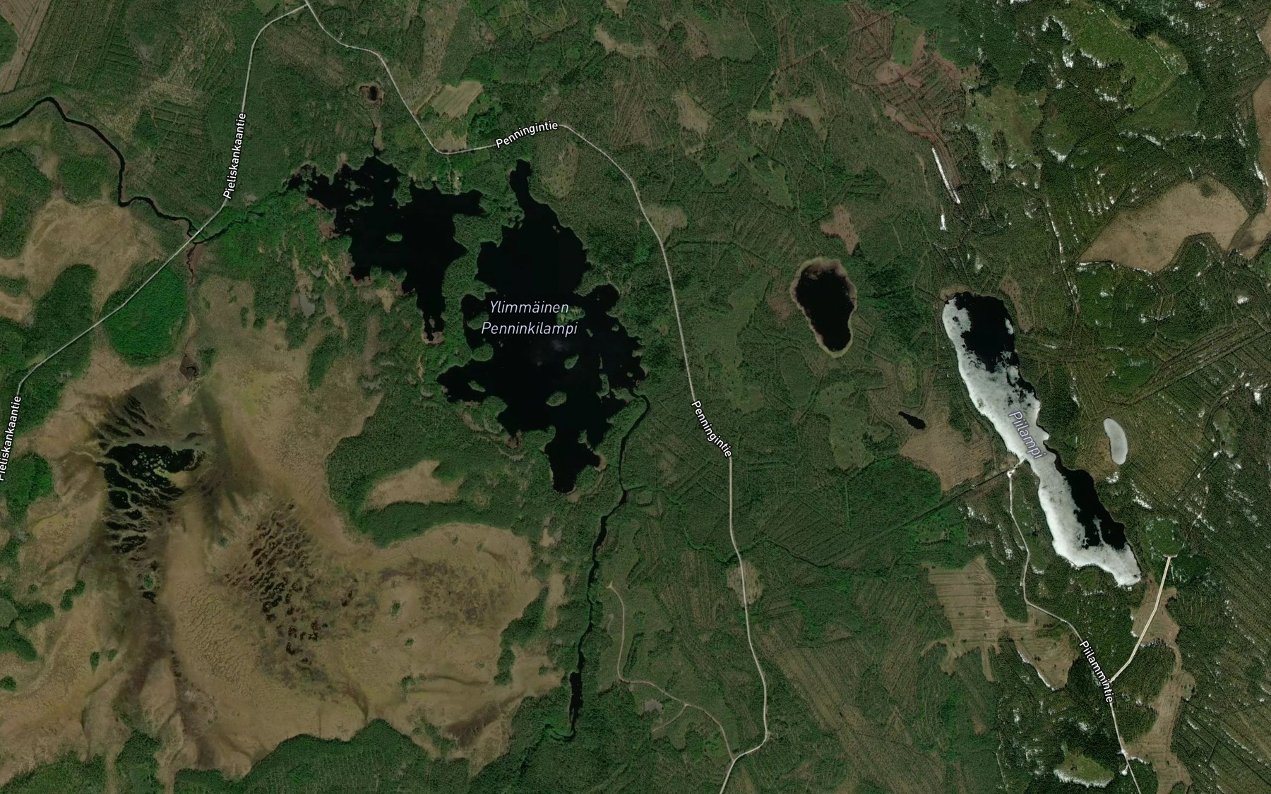 Satellite map of the Myllyjoki