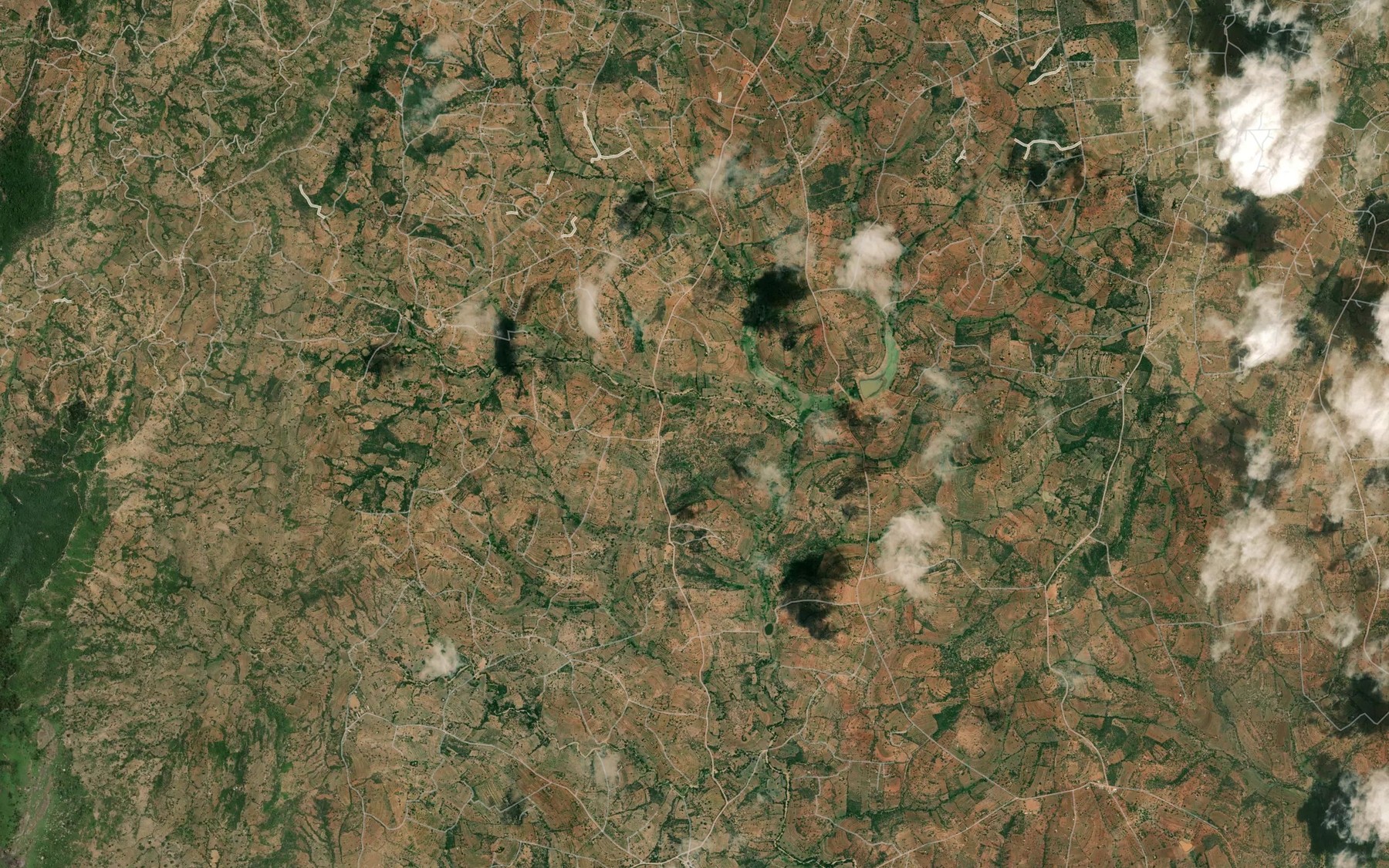Satellite map of the Mumbole