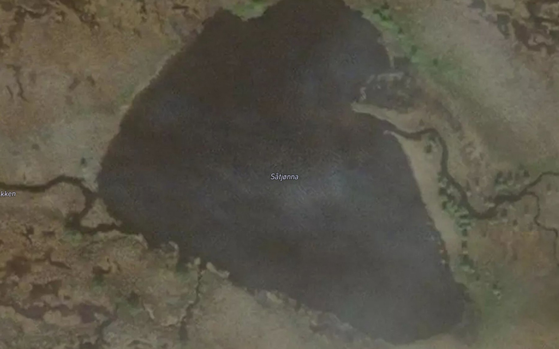 Satellite map of the Satjorna