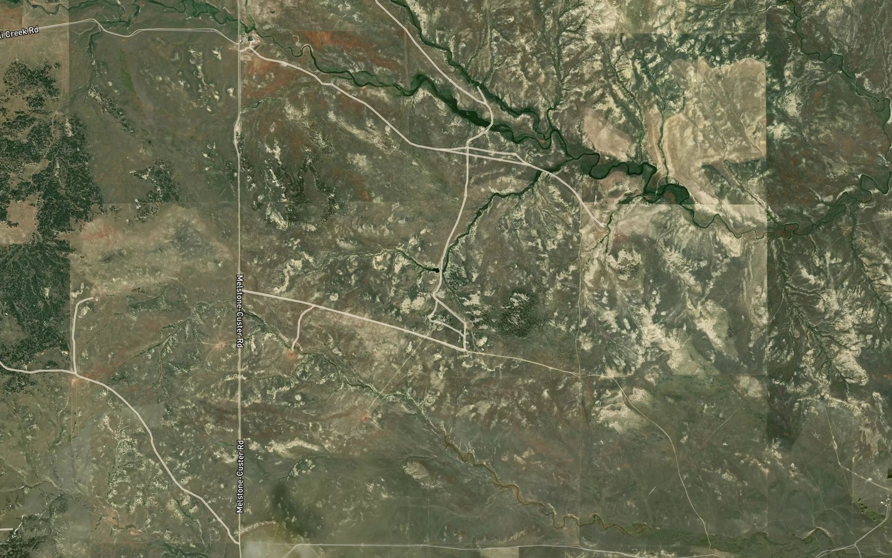 Satellite map of the Rock Spring