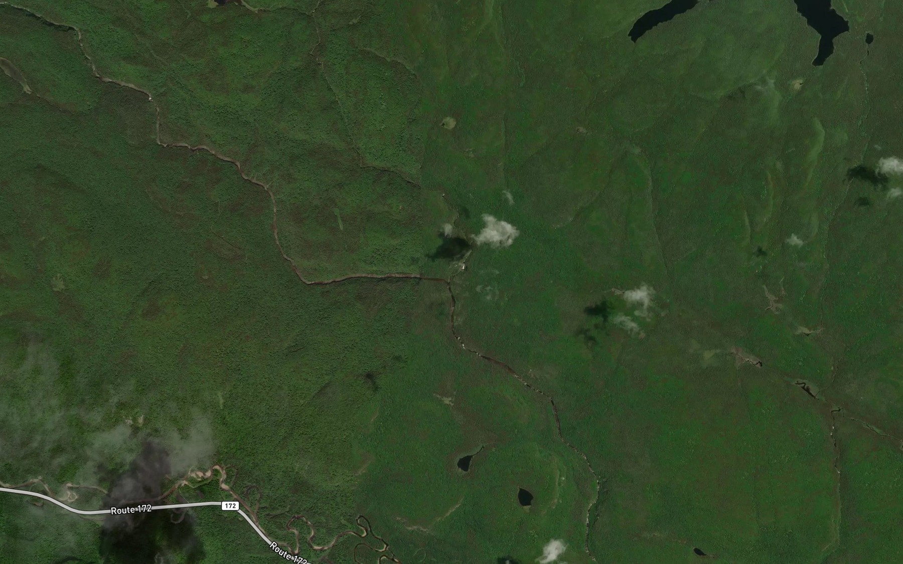 Satellite map of the Ruisseau de la Muraille