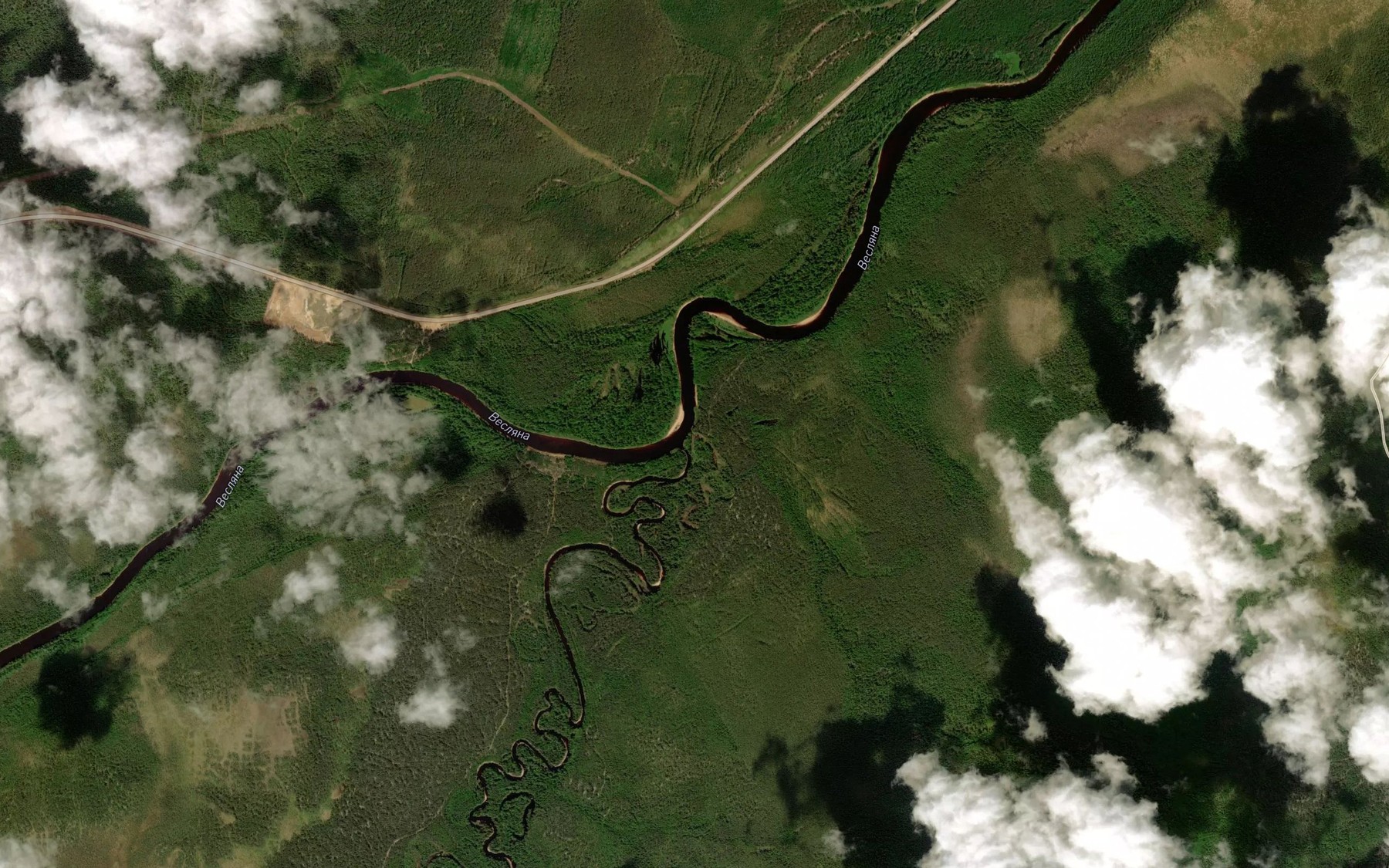 Satellite map of the Ut'va