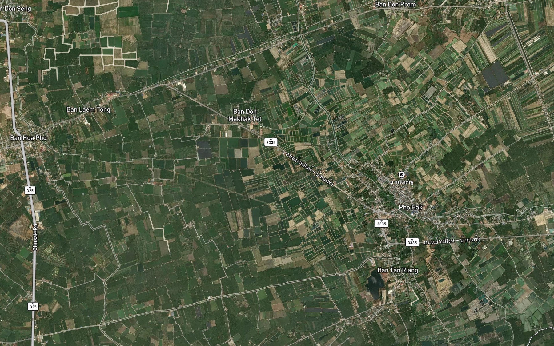 Satellite map of the Khlong Rang Ta Chu