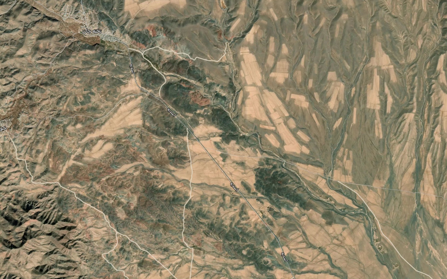 Satellite map of the Rud-e Sarab