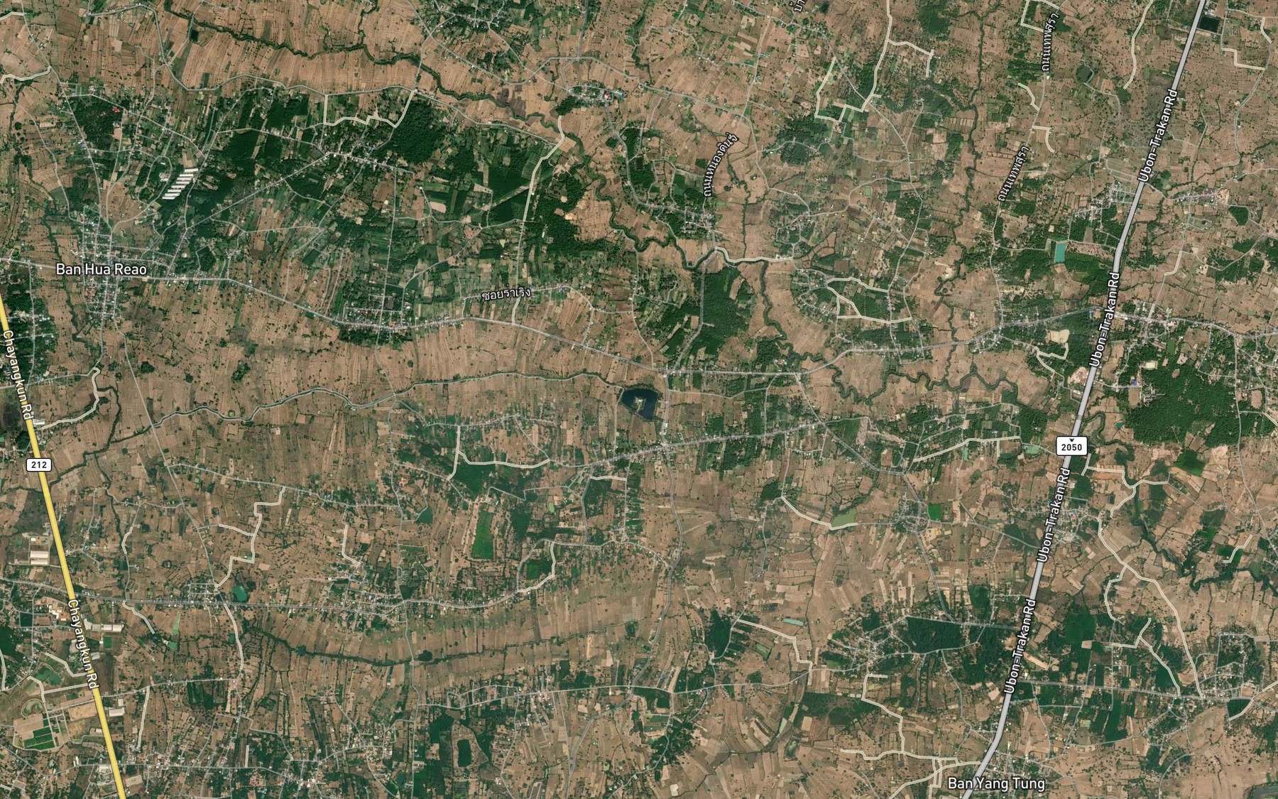 Satellite map of the Nong Cham Nak