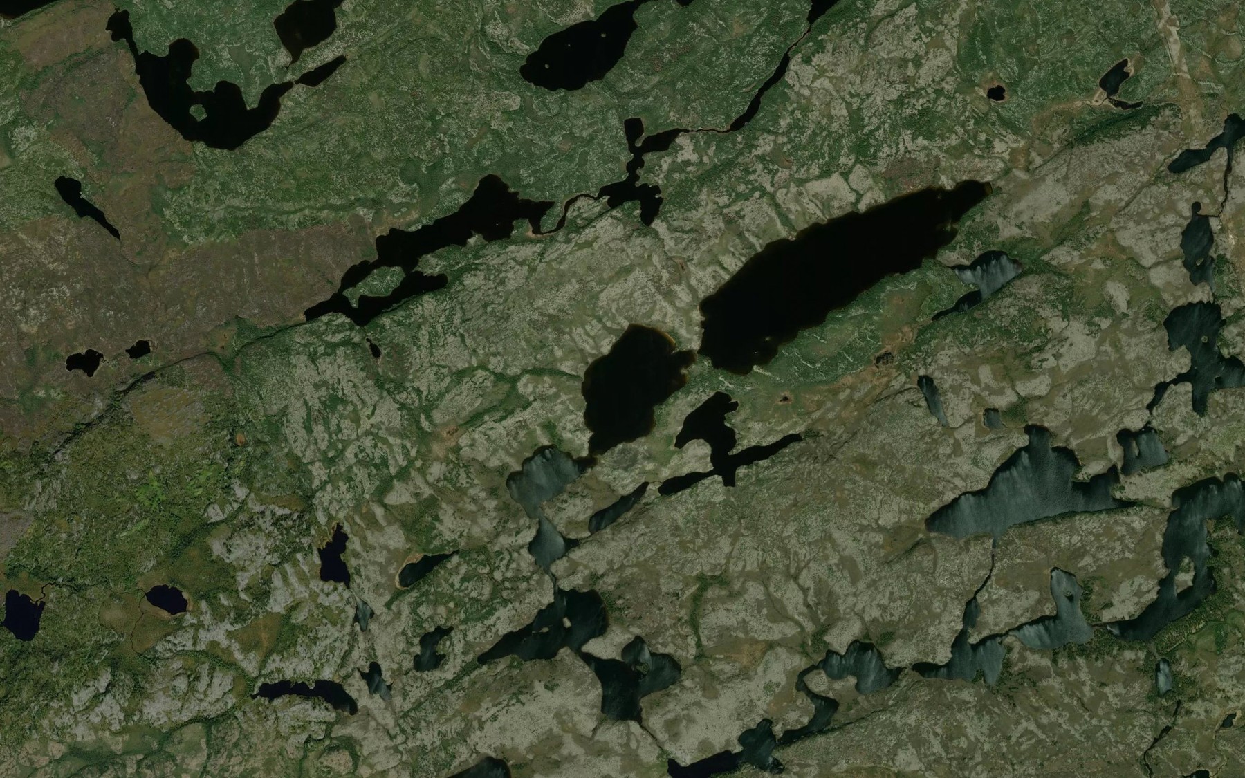 Satellite map of the Lac Atihkamakw Aakuchik