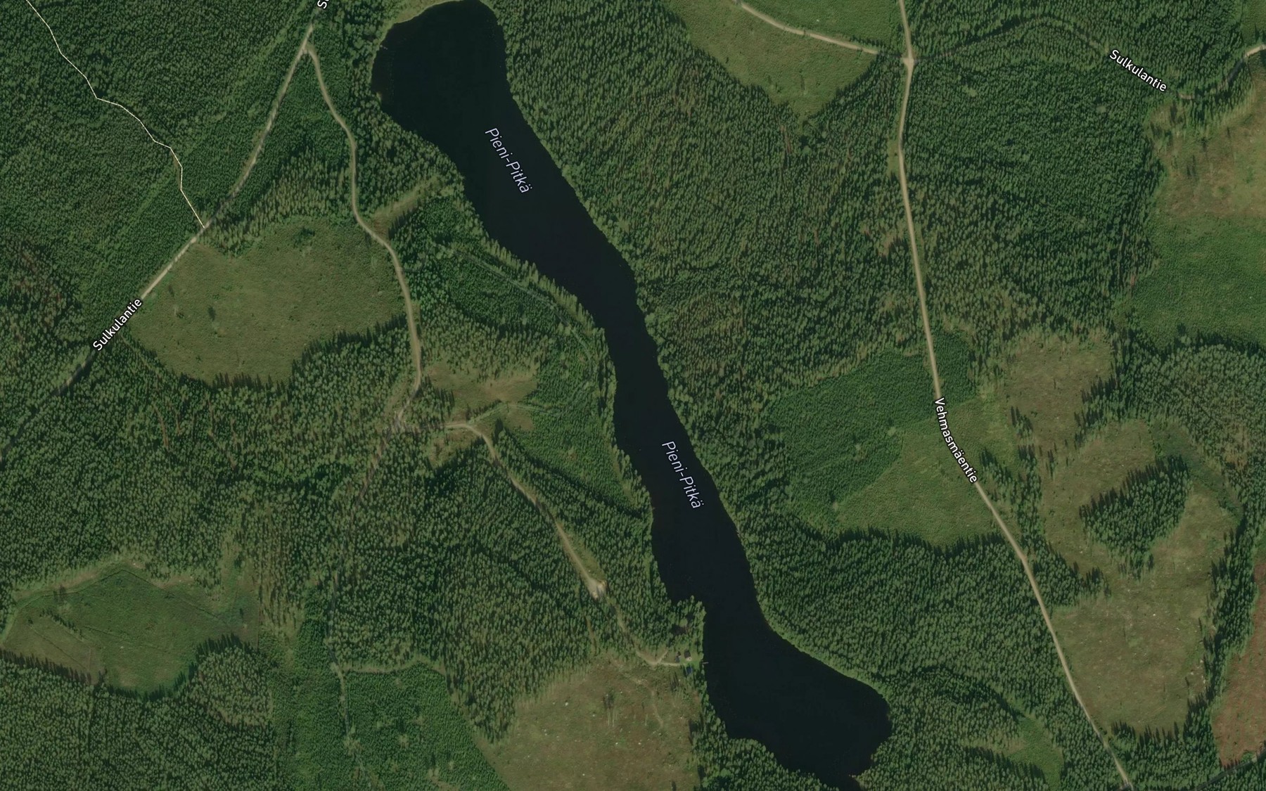 Satellite map of the Pieni-Pitka
