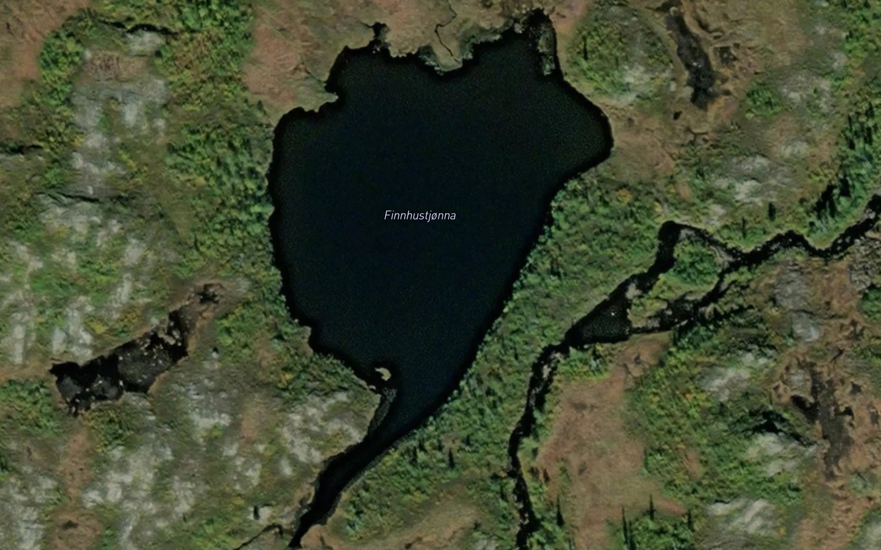 Satellite map of the Finnhustjonna