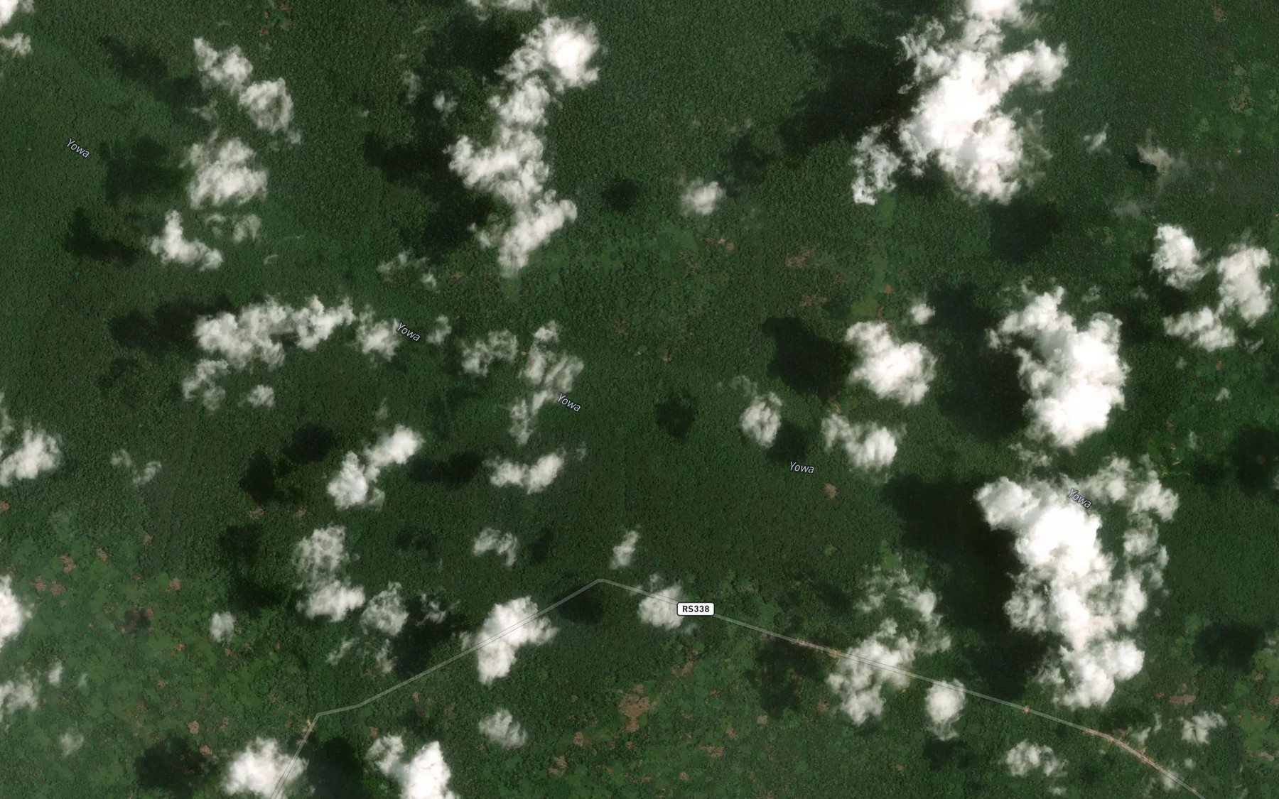 Satellite map of the Mambelembele
