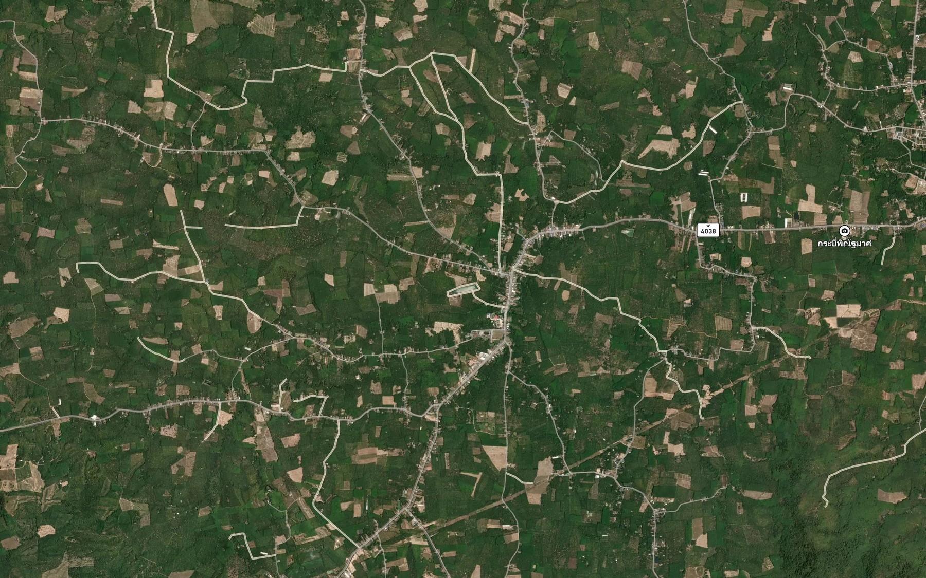 Satellite map of the Sa Huai Phru Nong