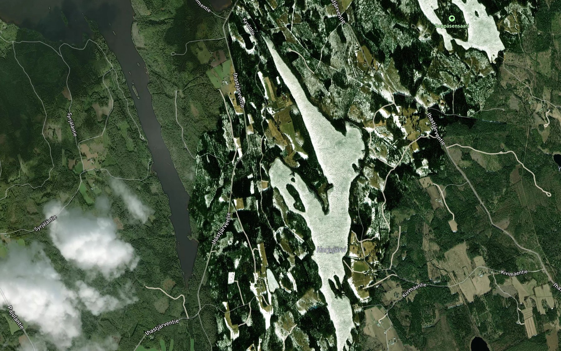 Satellite map of the Sudentullinlahti