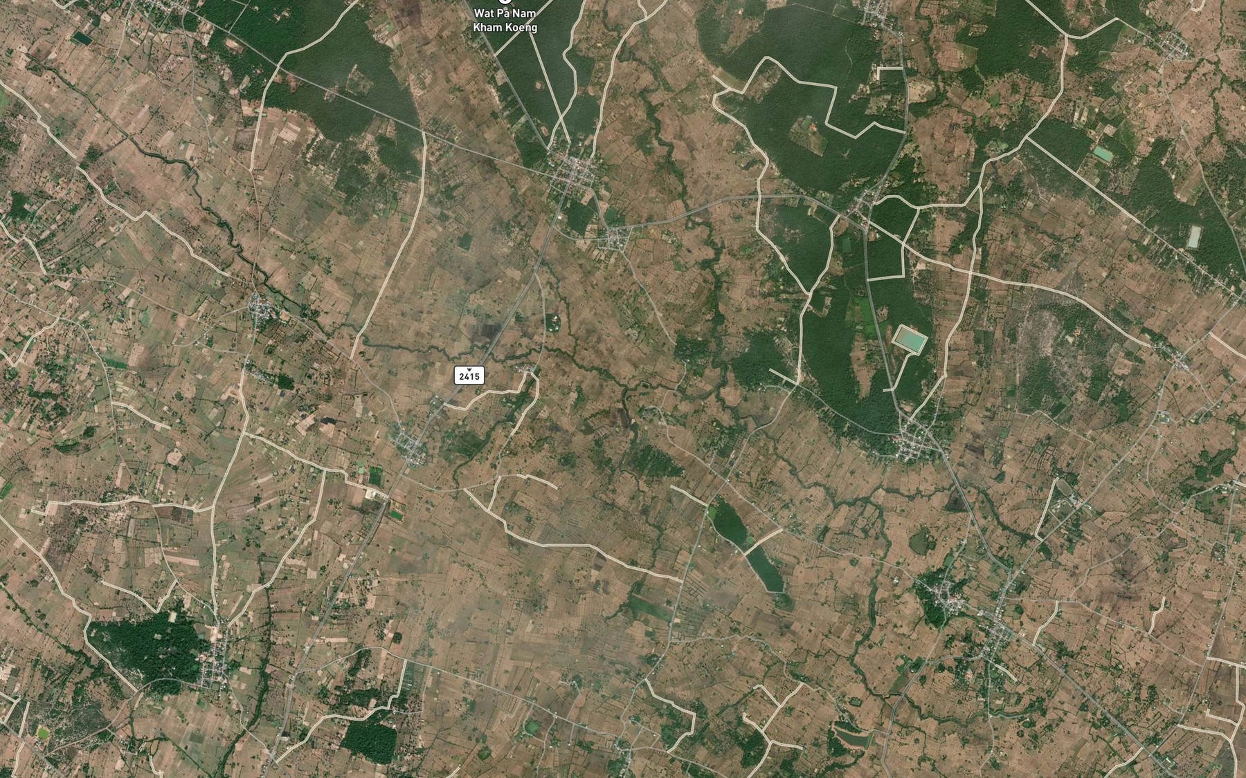 Satellite map of the Huai Hu Suea