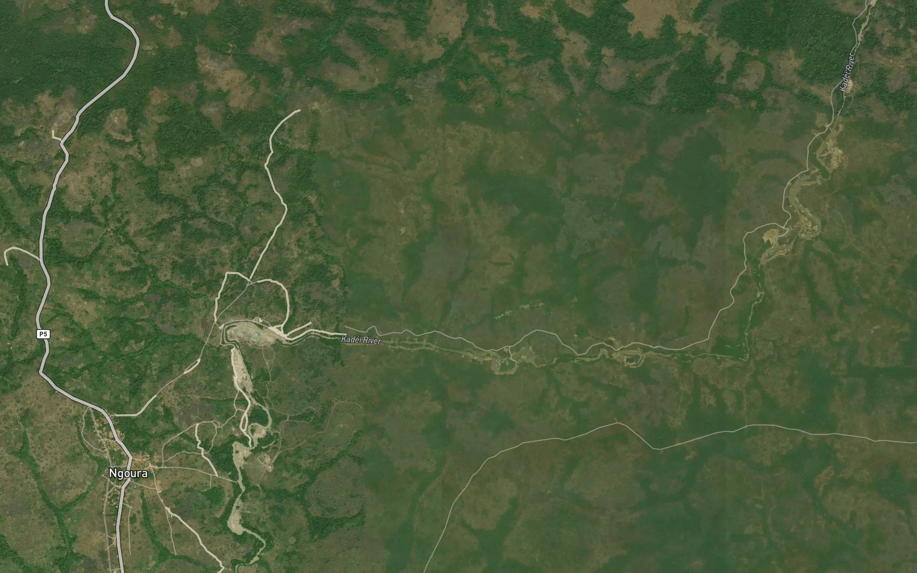 Satellite map of the Pelem