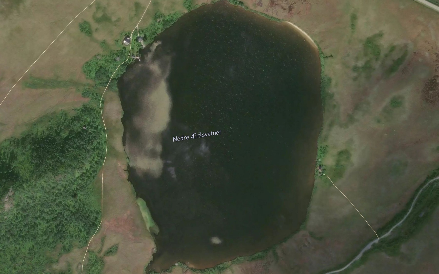 Satellite map of the Ner-AErasvatnet