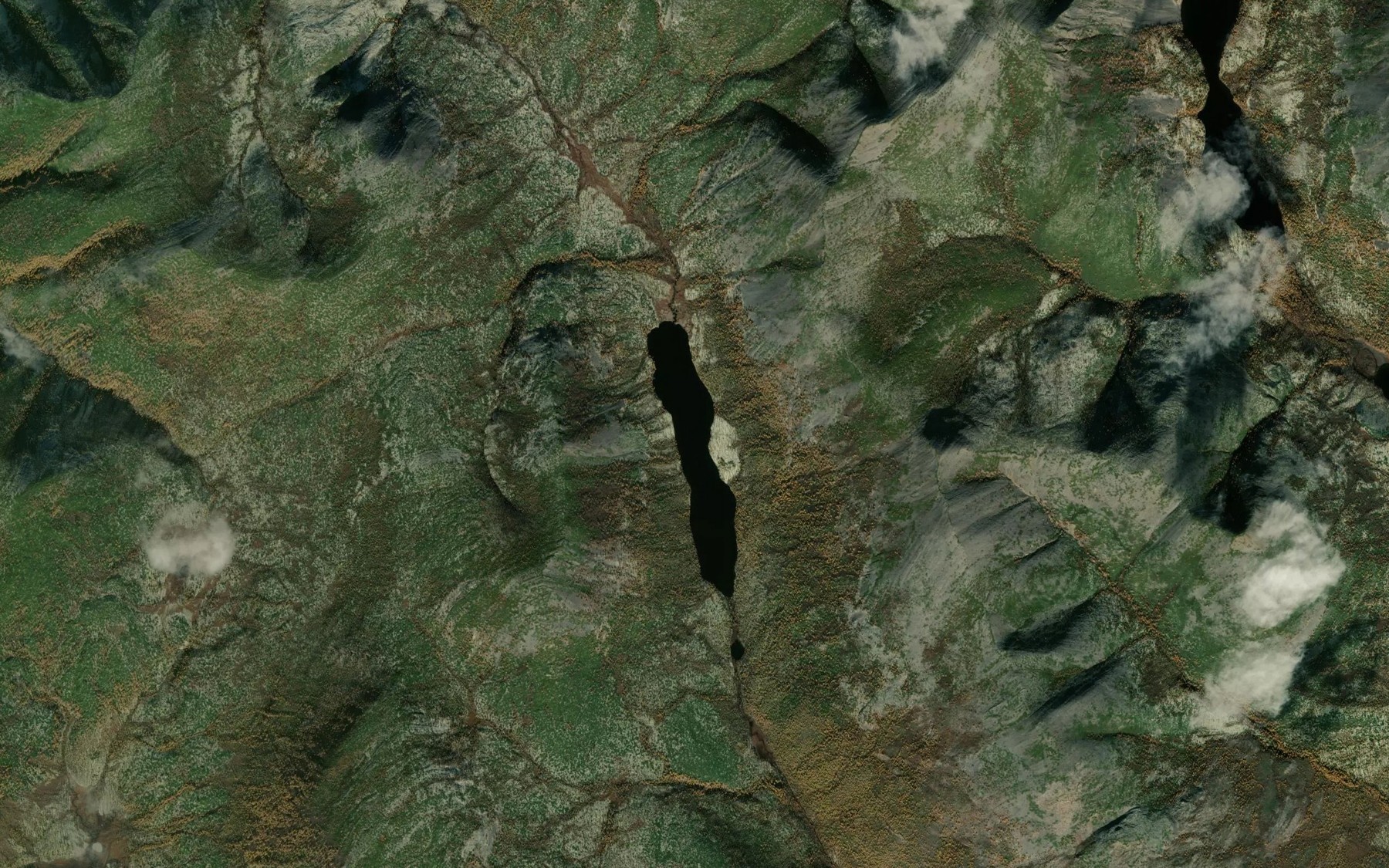 Satellite map of the Ozero Alag