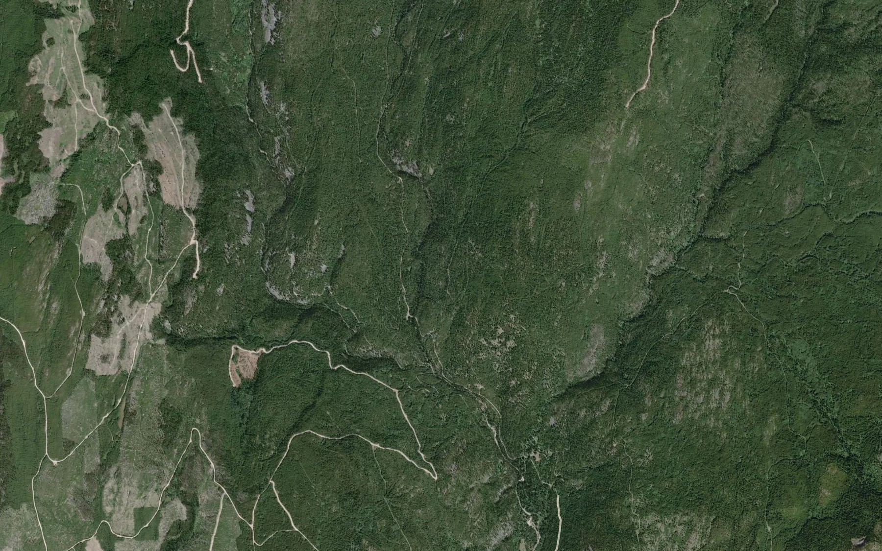 Satellite map of the Stirling Creek