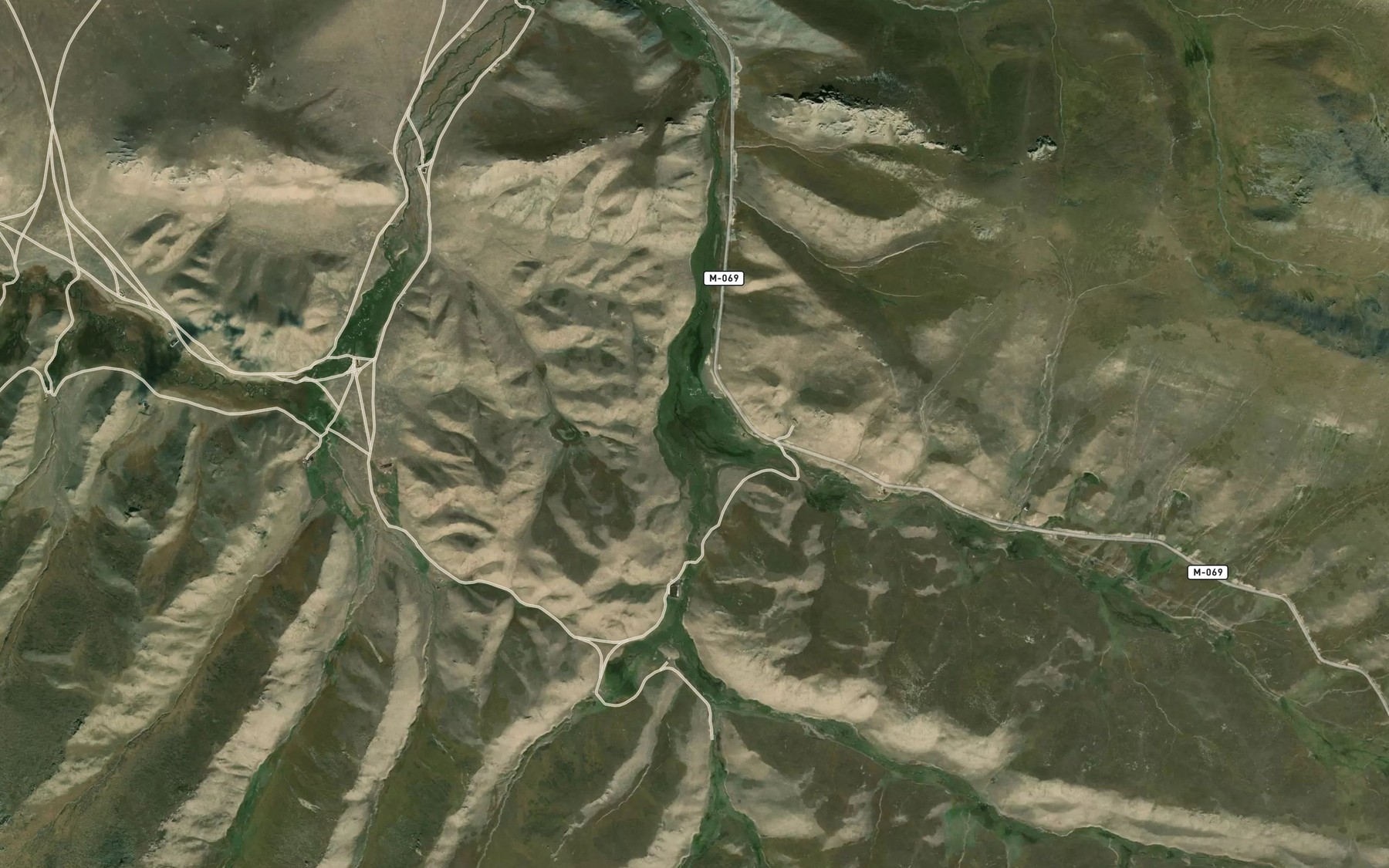 Satellite map of the Achabulak