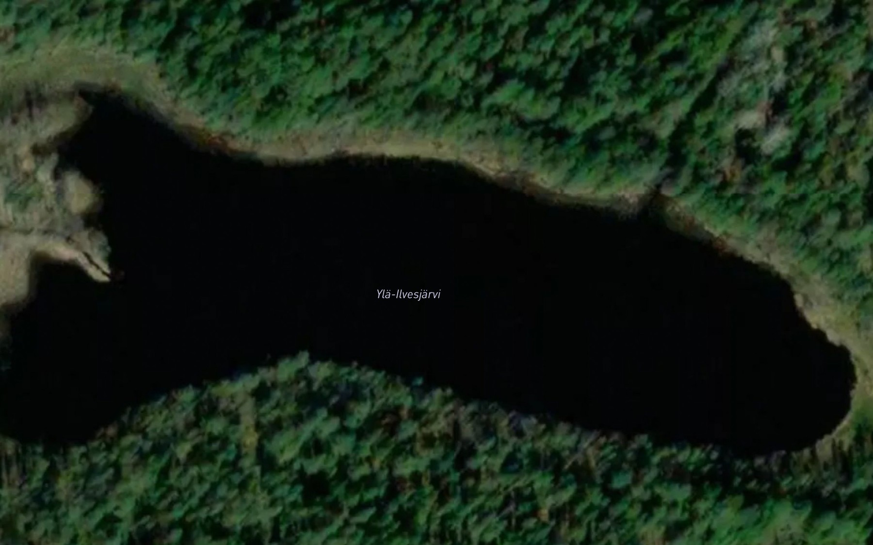 Satellite map of the Yla-Ilvesjarvi