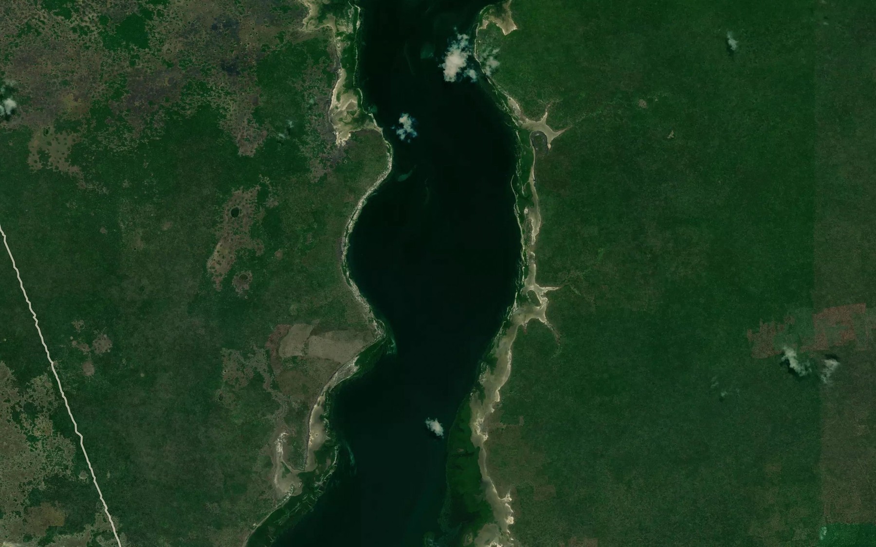 Satellite map of the Dodori Creek