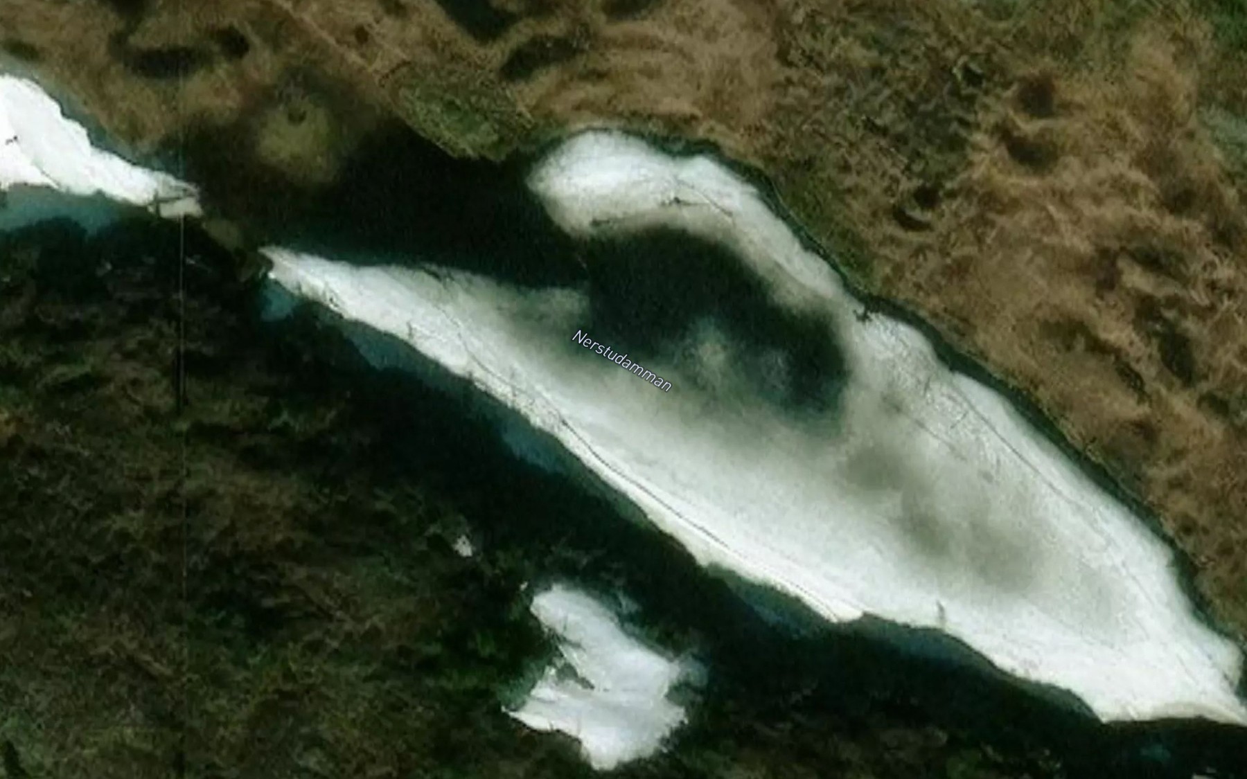 Satellite map of the Nedstudammane