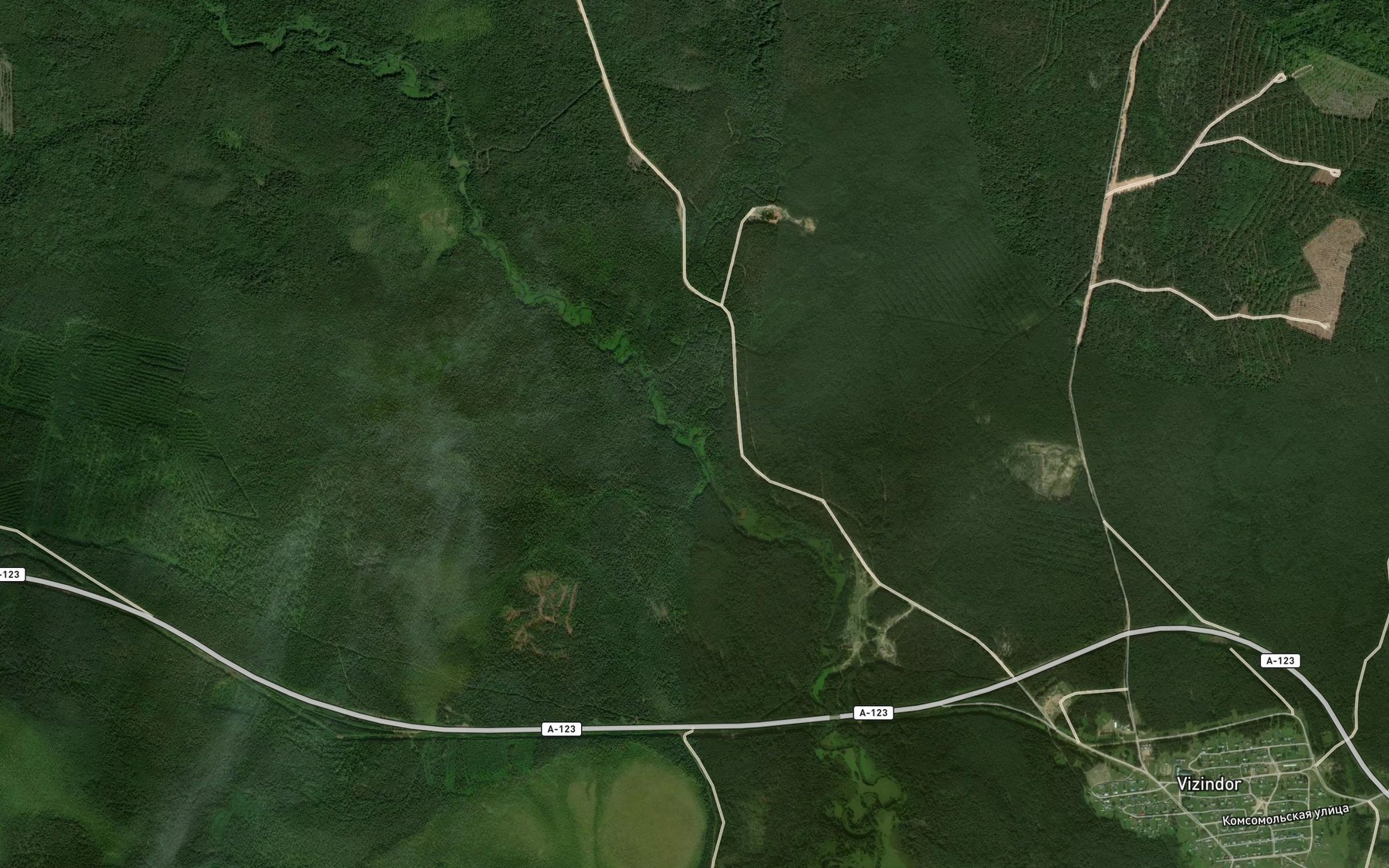 Satellite map of the Kumlas
