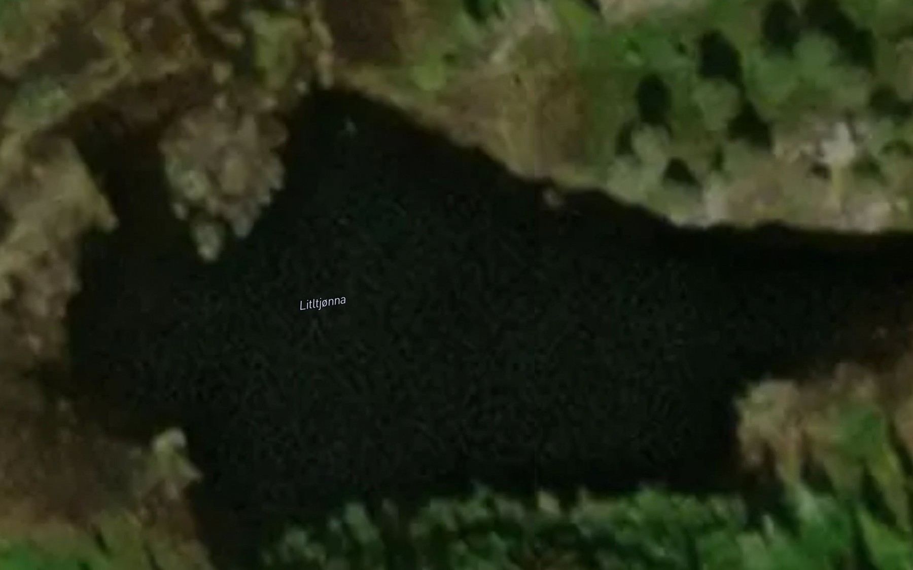 Satellite map of the Litltjorna