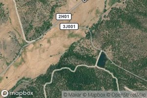 Satellite map of the Rail Creek