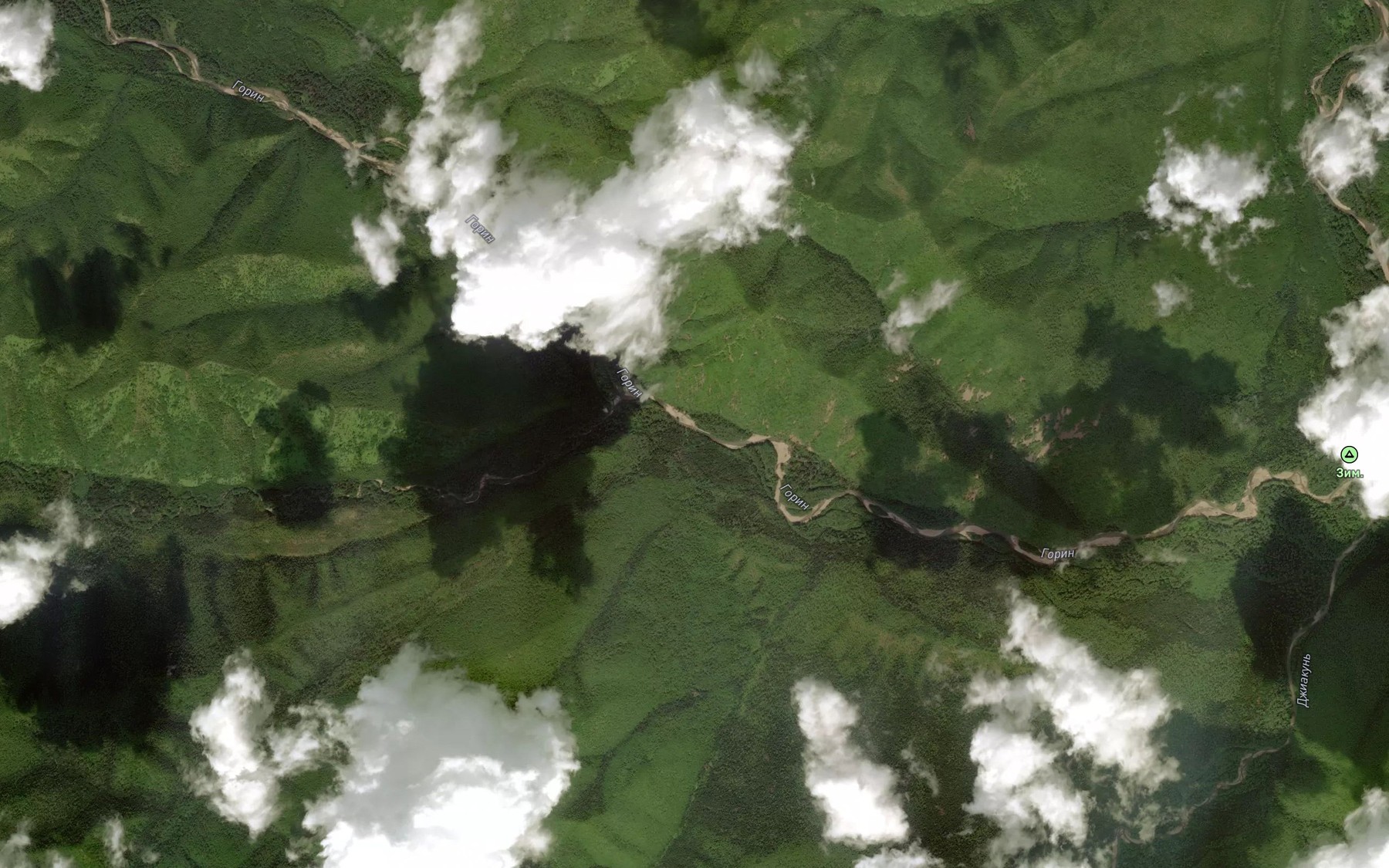 Satellite map of the Malyy Utanak