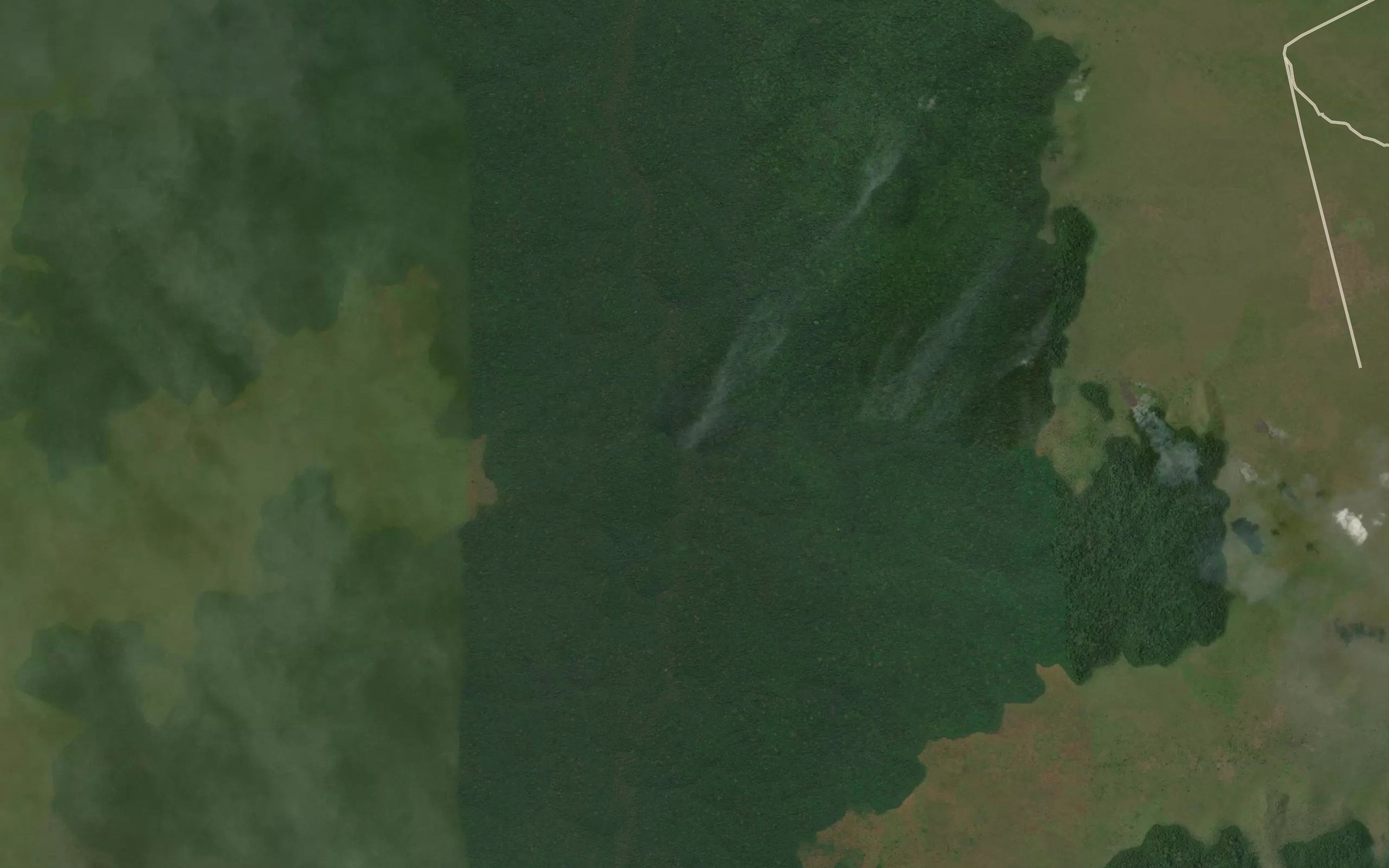 Satellite map of the Mobe