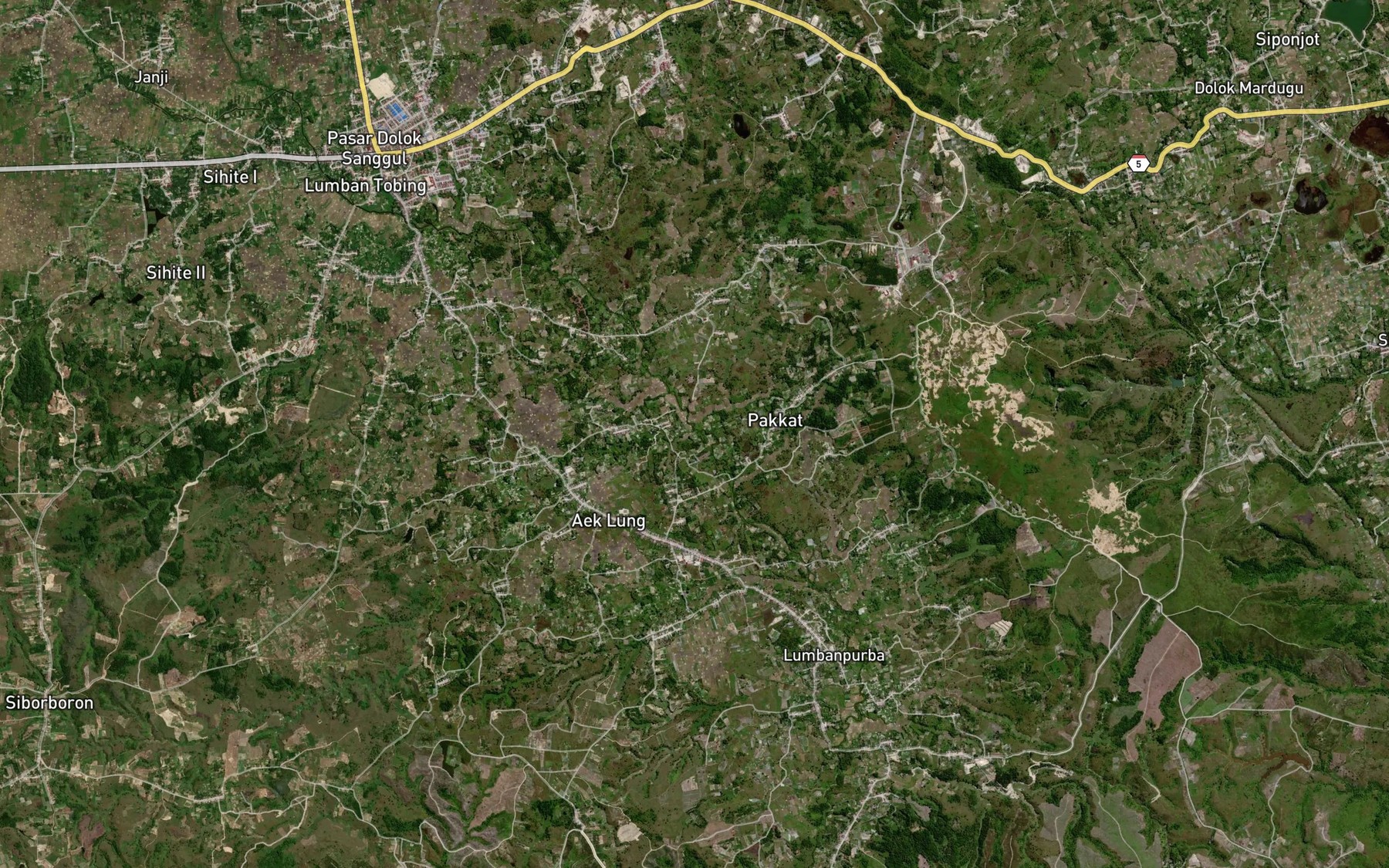 Satellite map of the Air Parsori