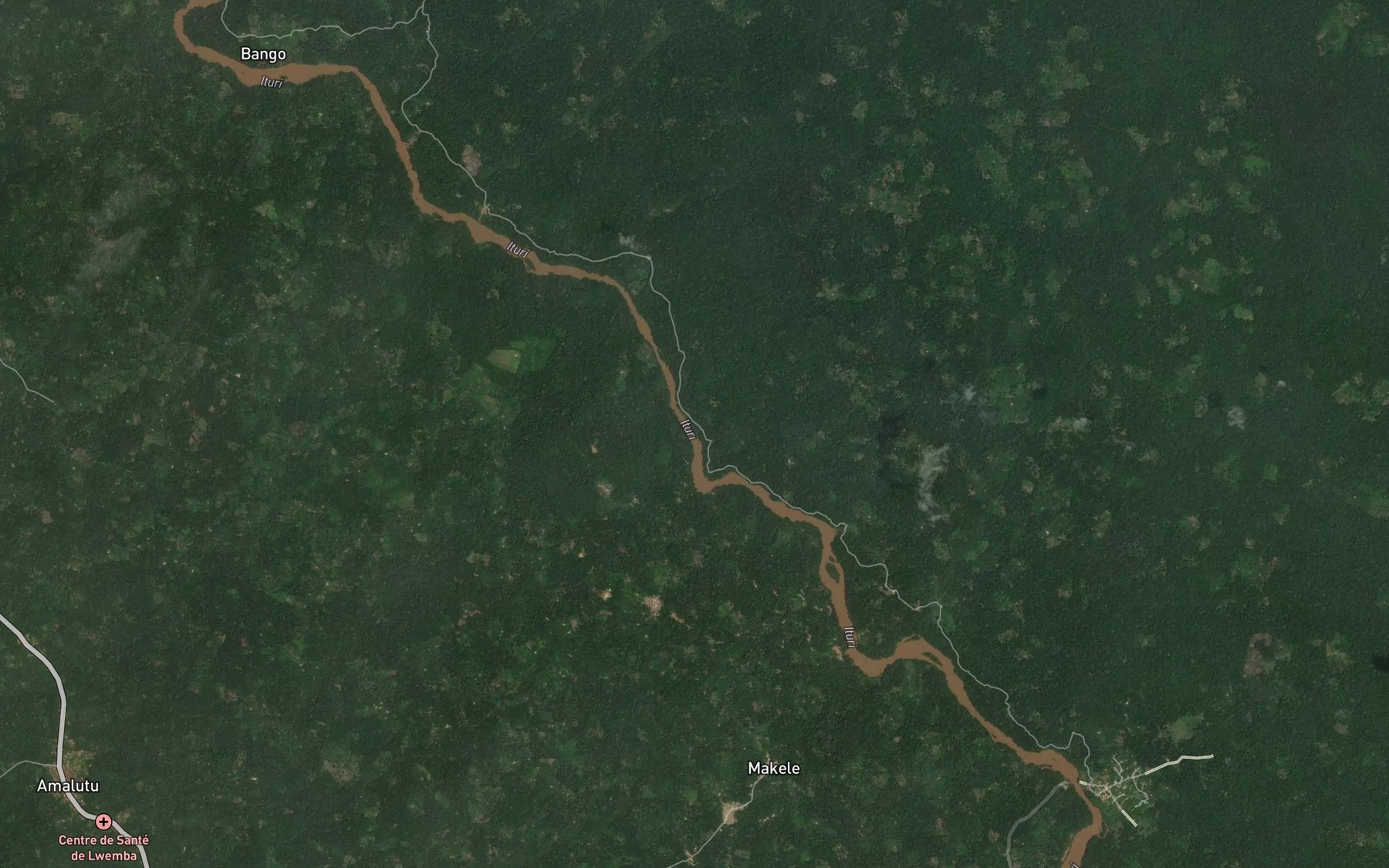 Satellite map of the Amalutu