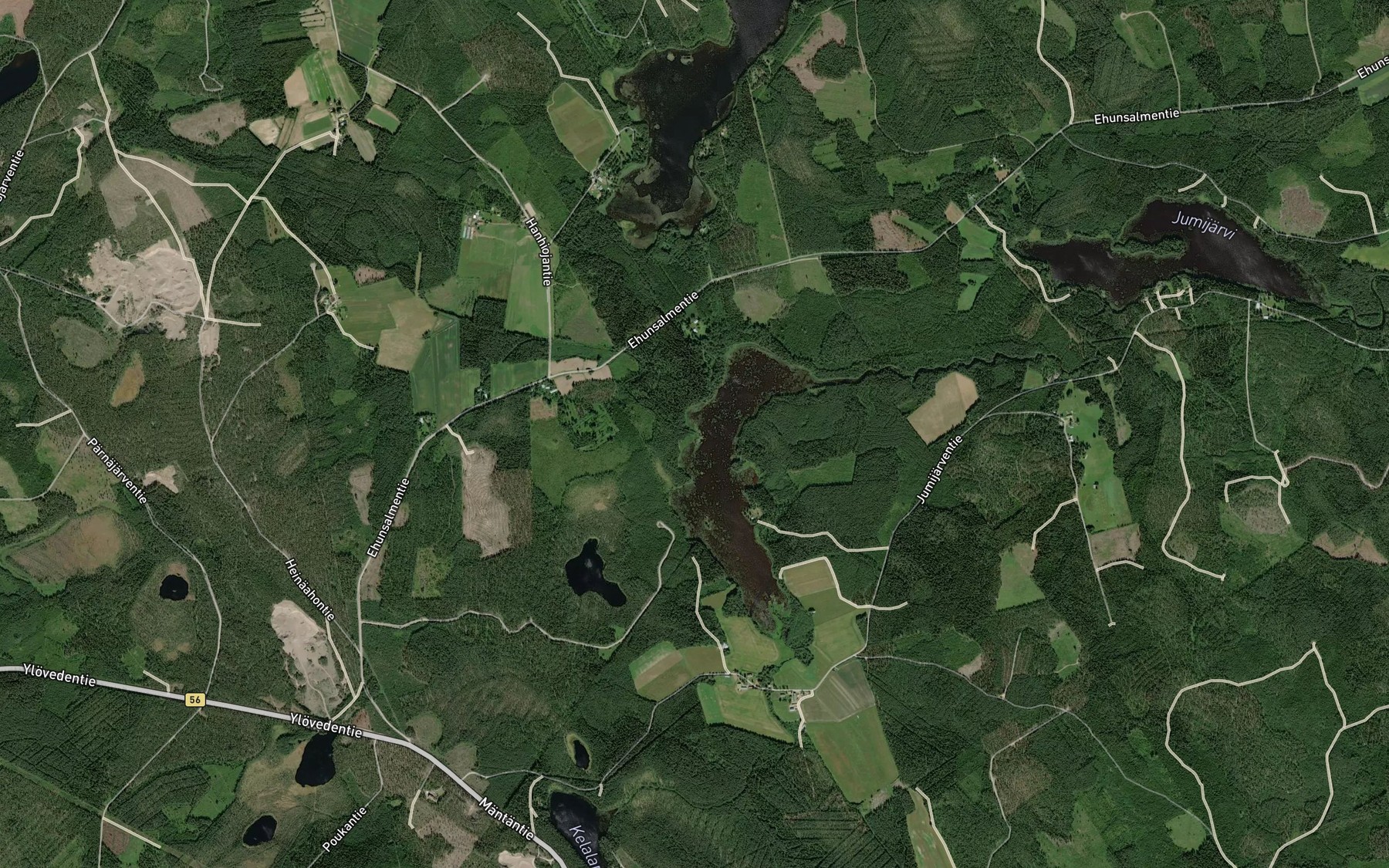 Satellite map of the Hanhioja