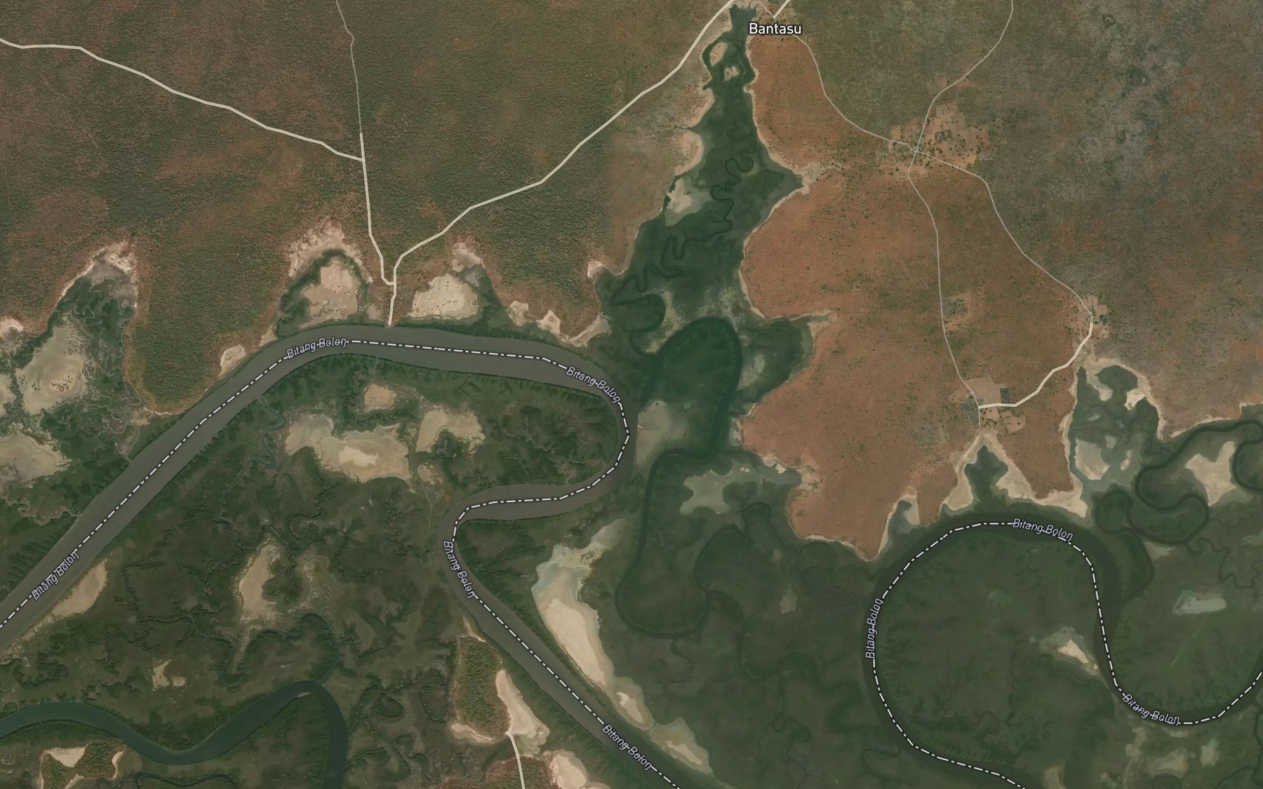 Satellite map of the Wurambang Bolon