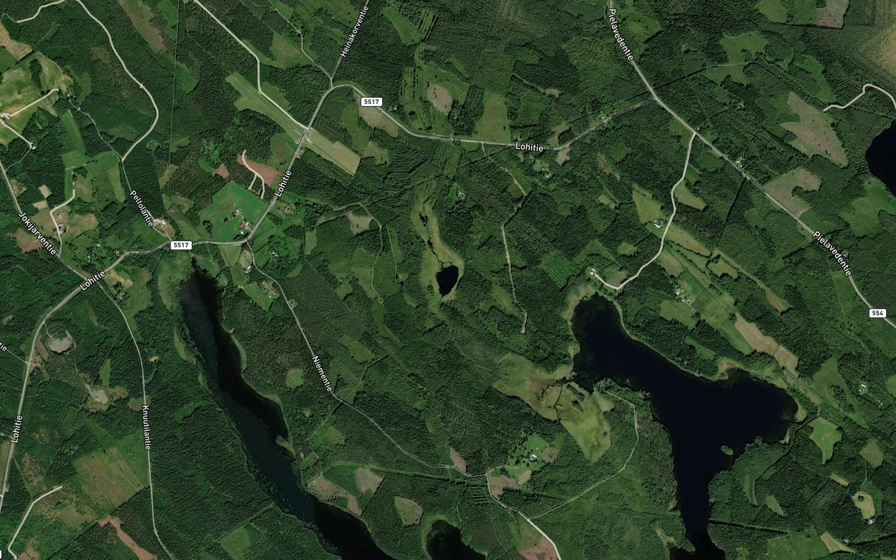 Satellite map of the Kutanlampi
