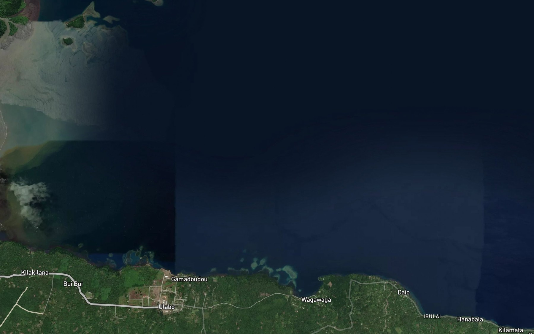 Satellite map of the Waga Anchorage