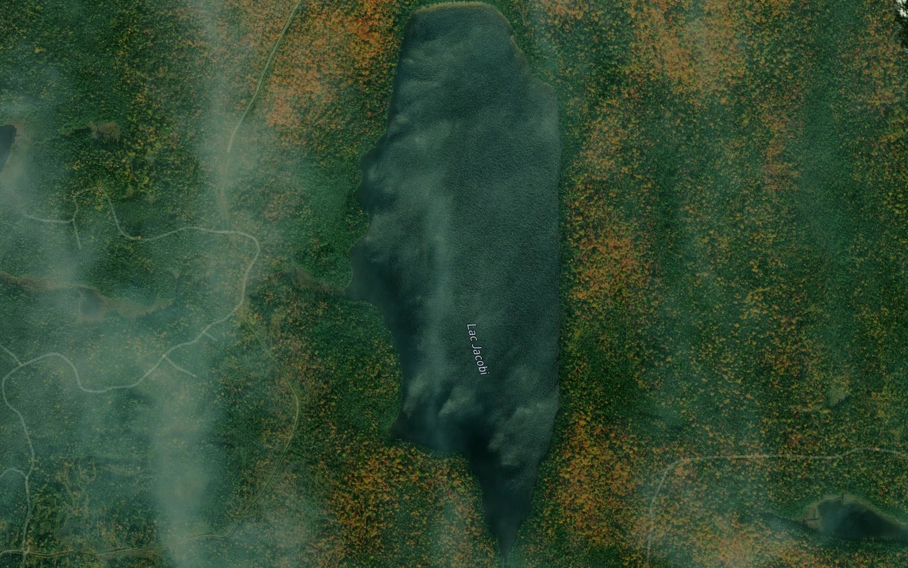 Satellite map of the Lac Jacobi