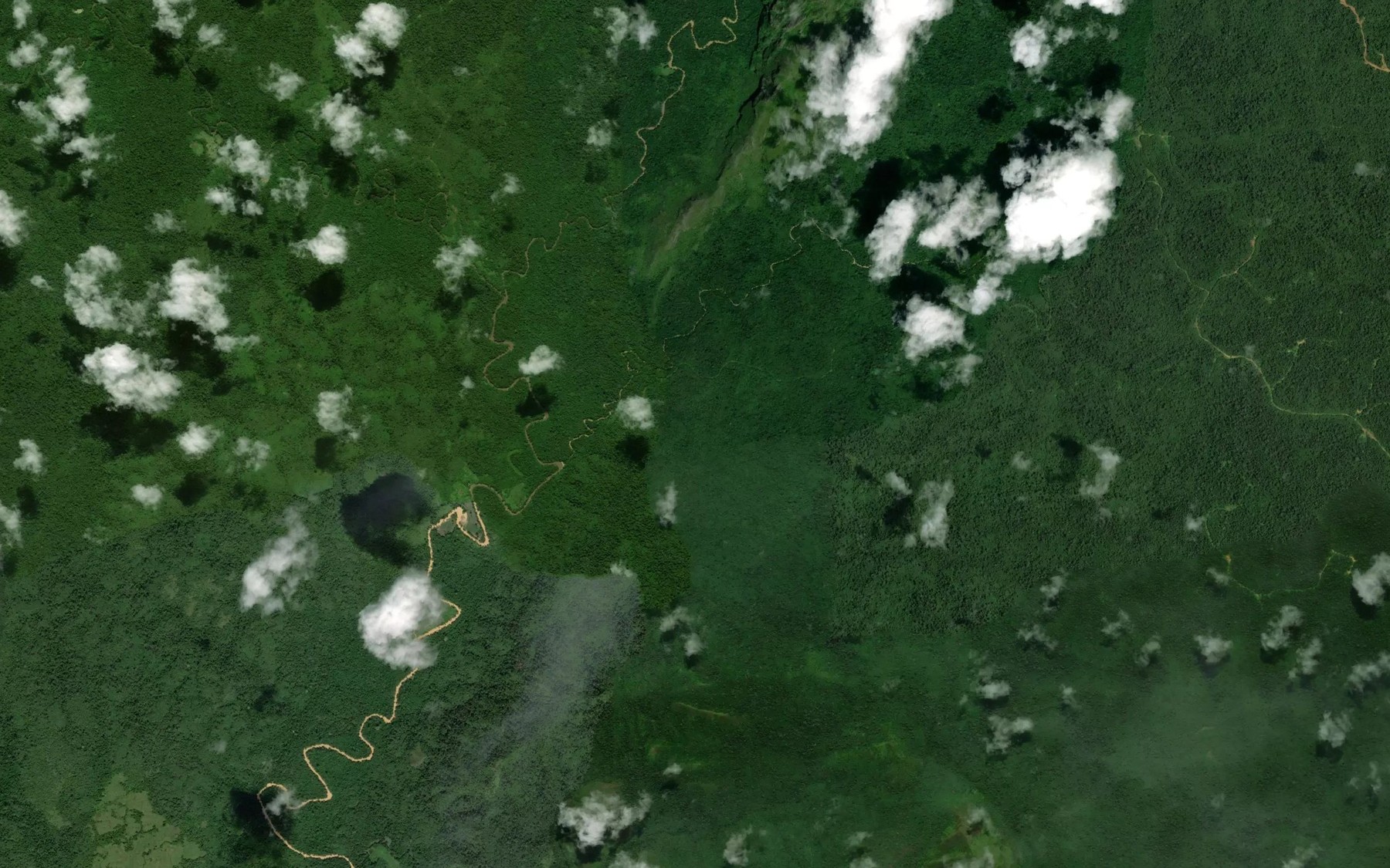 Satellite map of the Sungai Jele