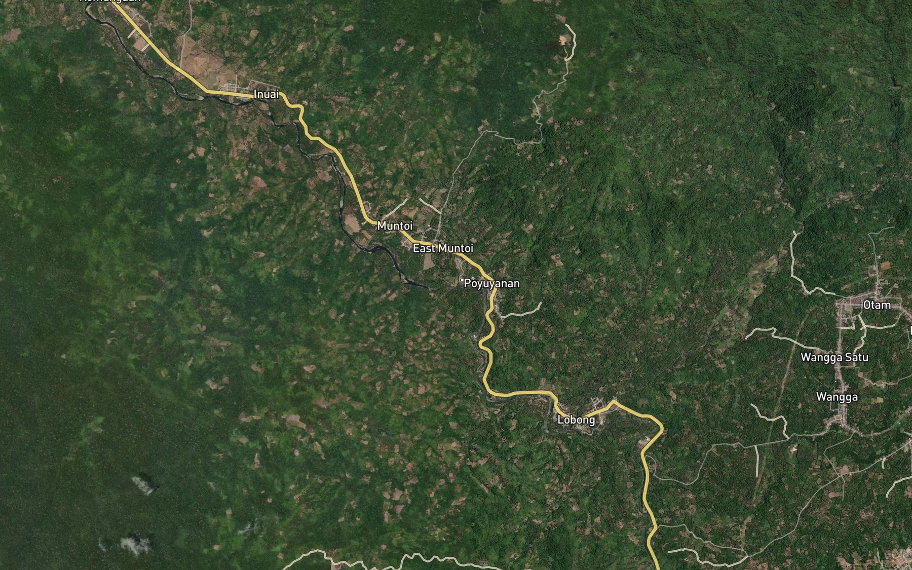 Satellite map of the Tapa Muntoy